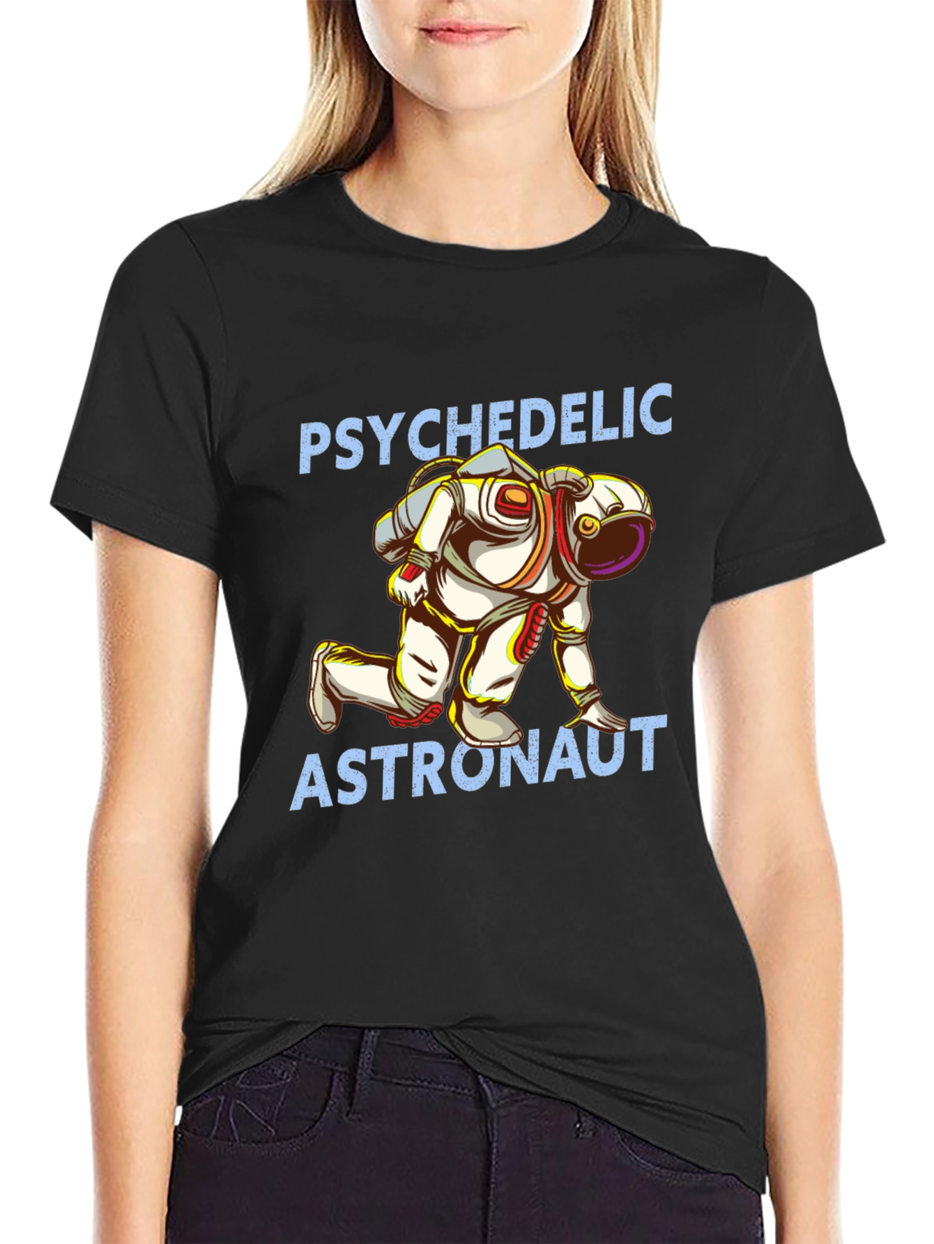 Psychedelic Astronaut Graphic T-Shirt
