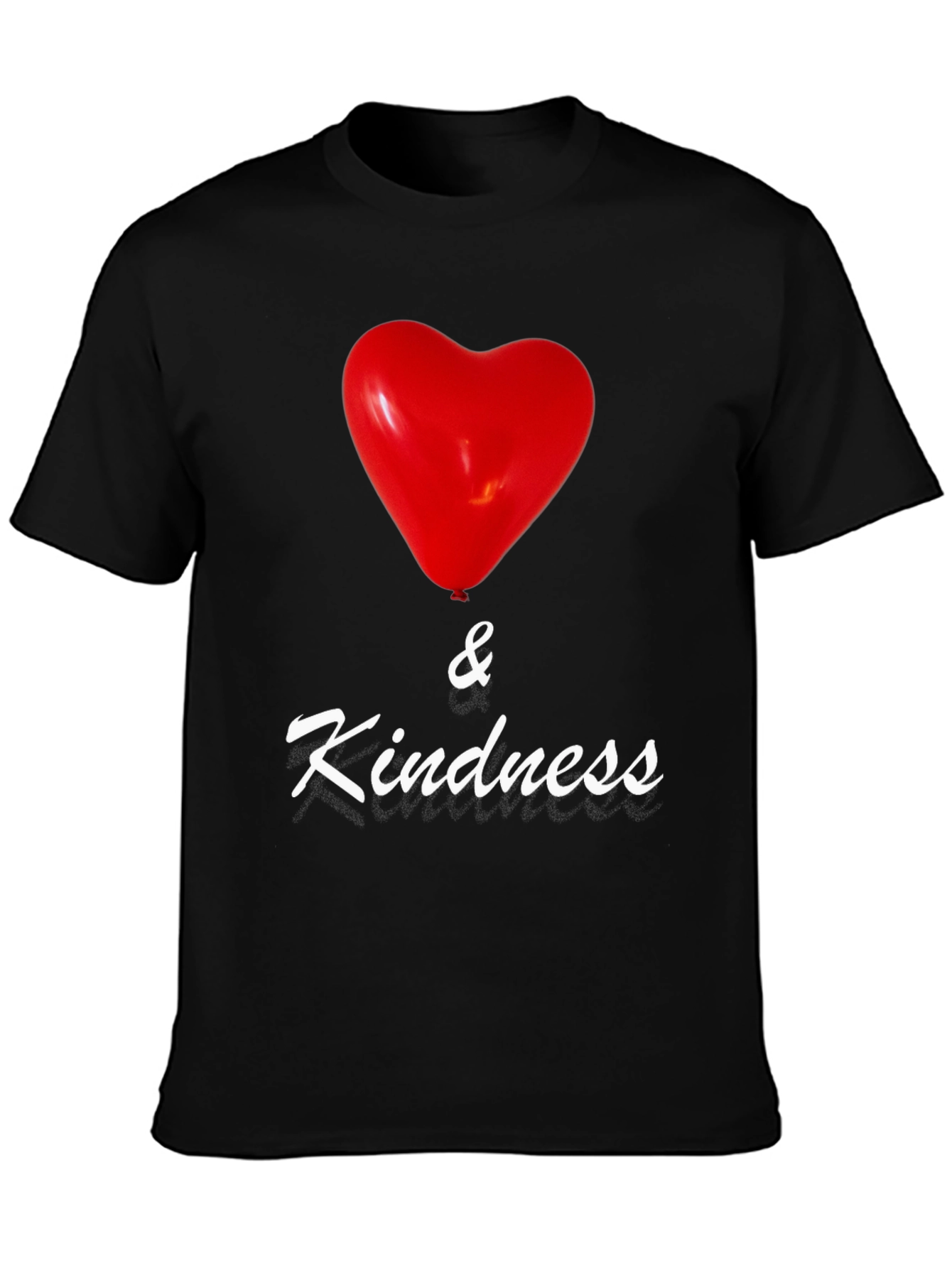 Heart & Kindness Black T-Shirt
