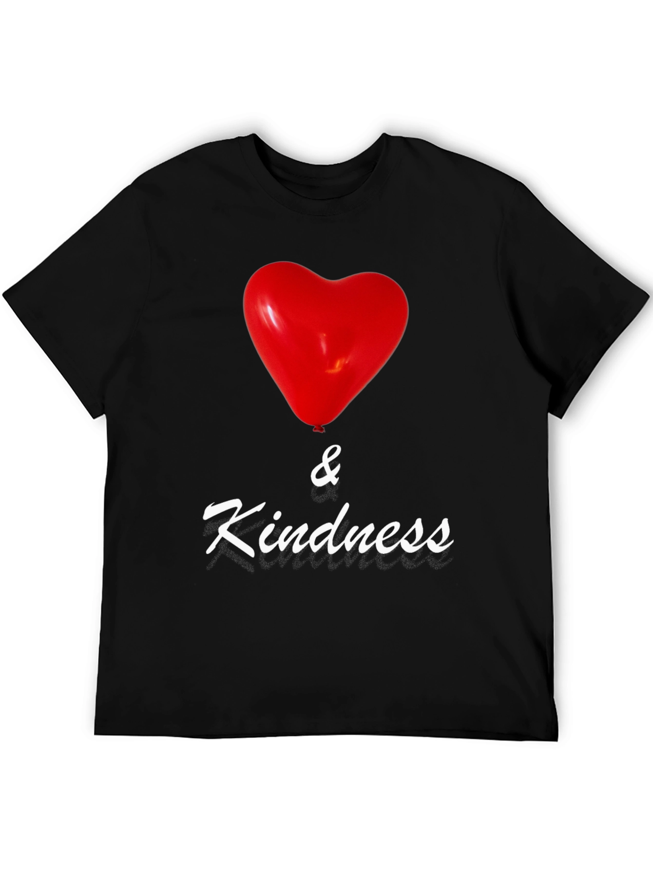 Heart & Kindness Black T-Shirt