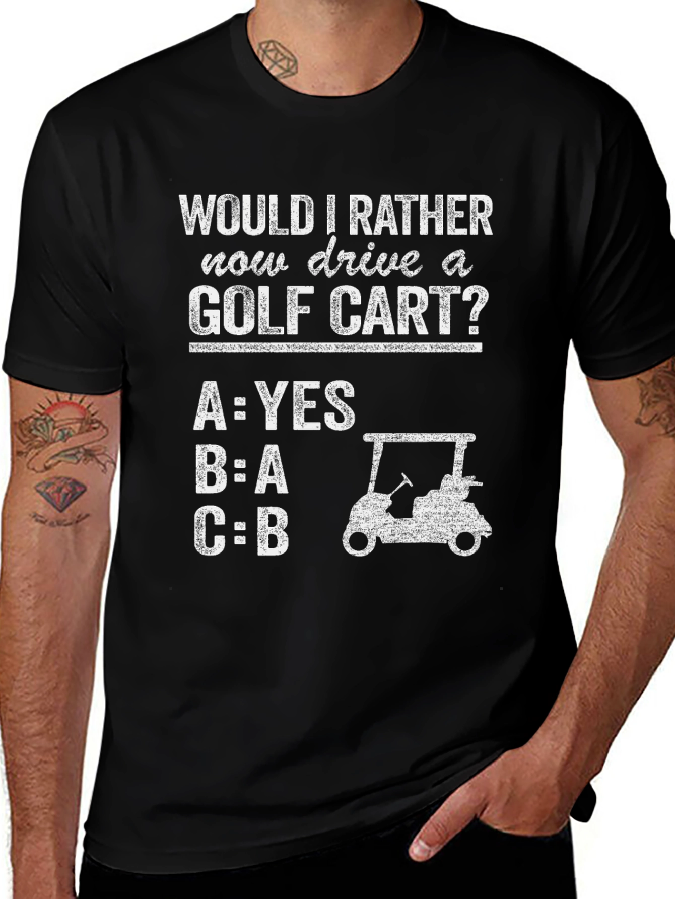 Funny Golf Cart T-Shirt