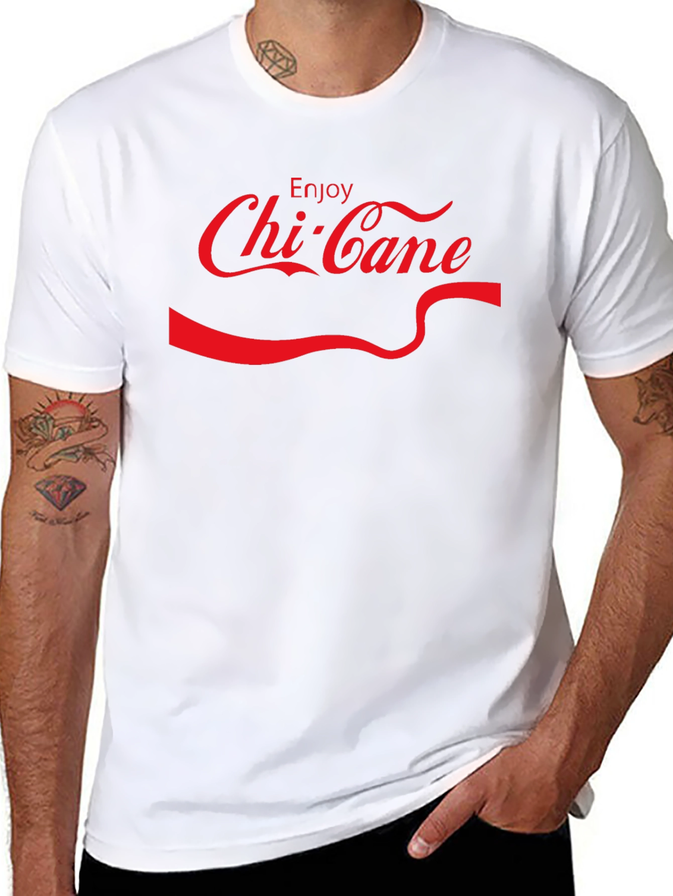 Chi-Cane Black Tee - Enjoy Chi-Cane T-Shirt