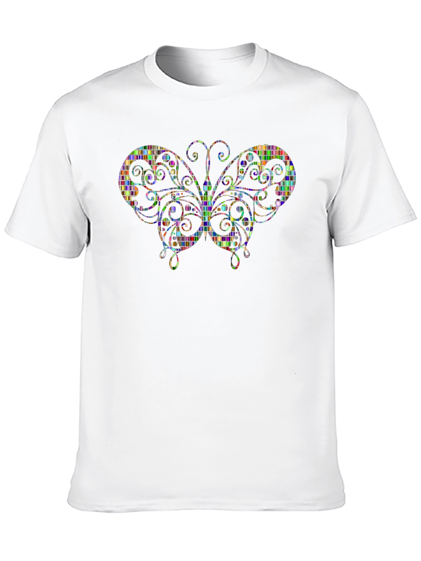 Colorful Butterfly Graphic Tee