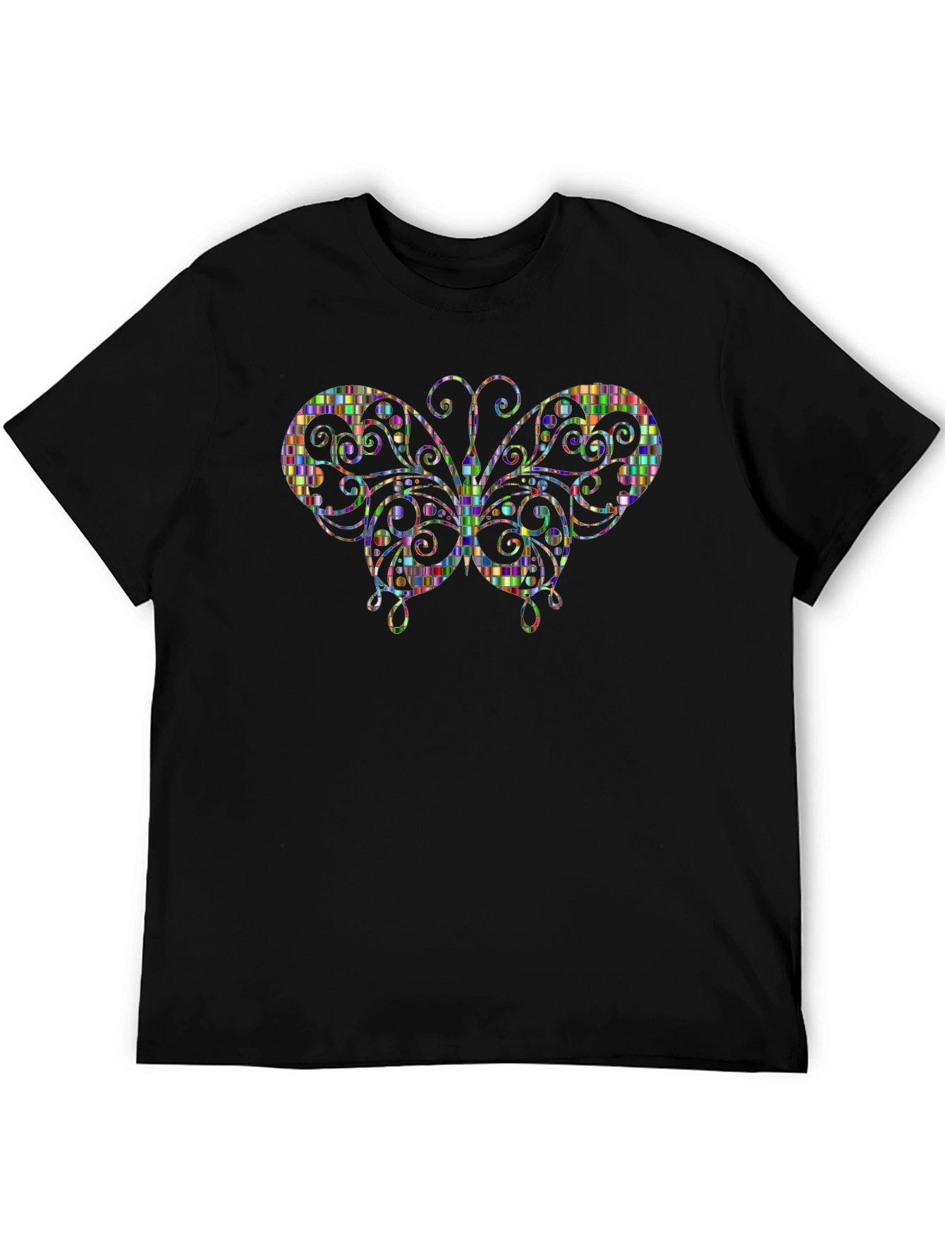 Colorful Butterfly Graphic Tee
