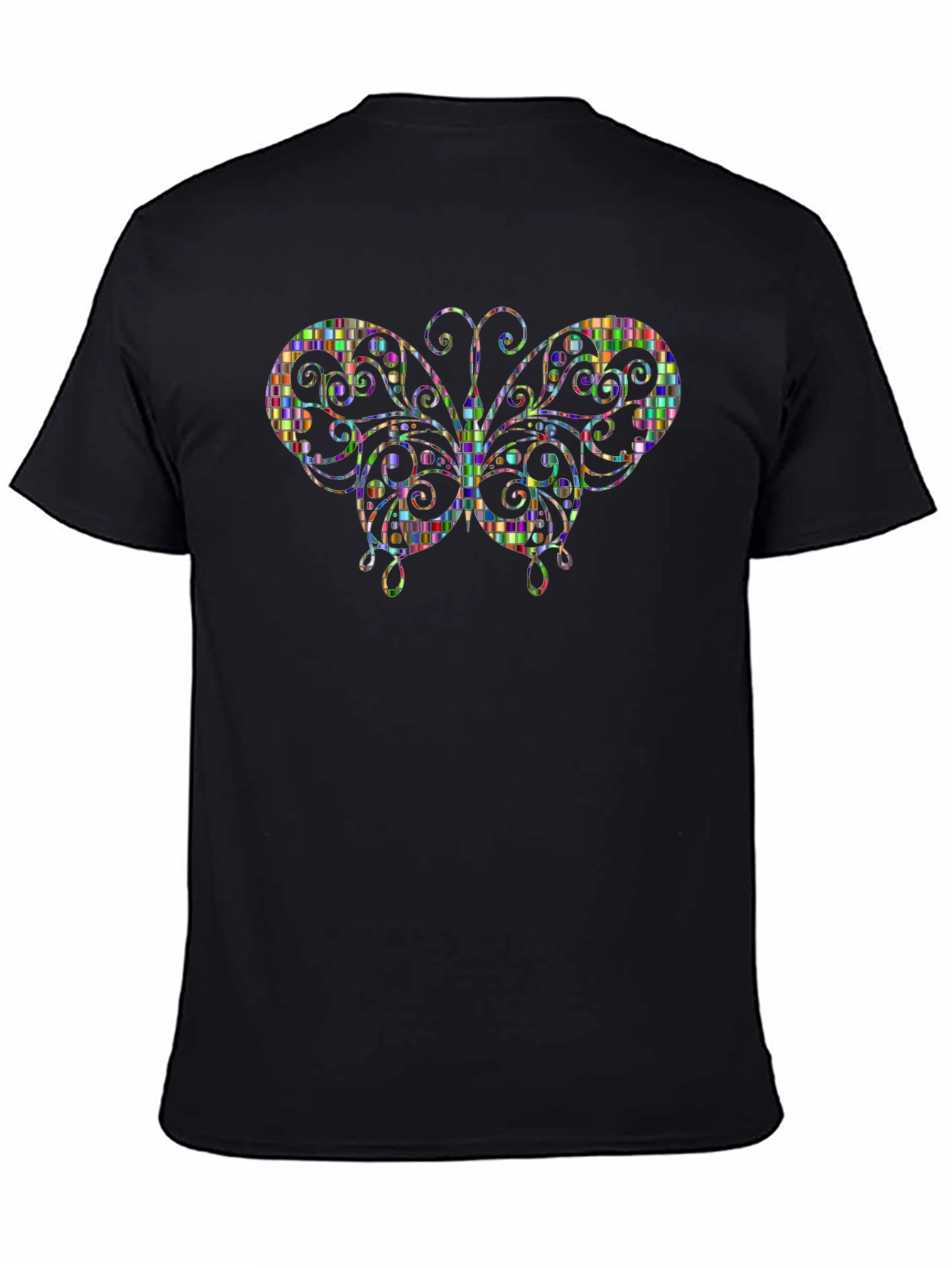 Colorful Butterfly Graphic Tee
