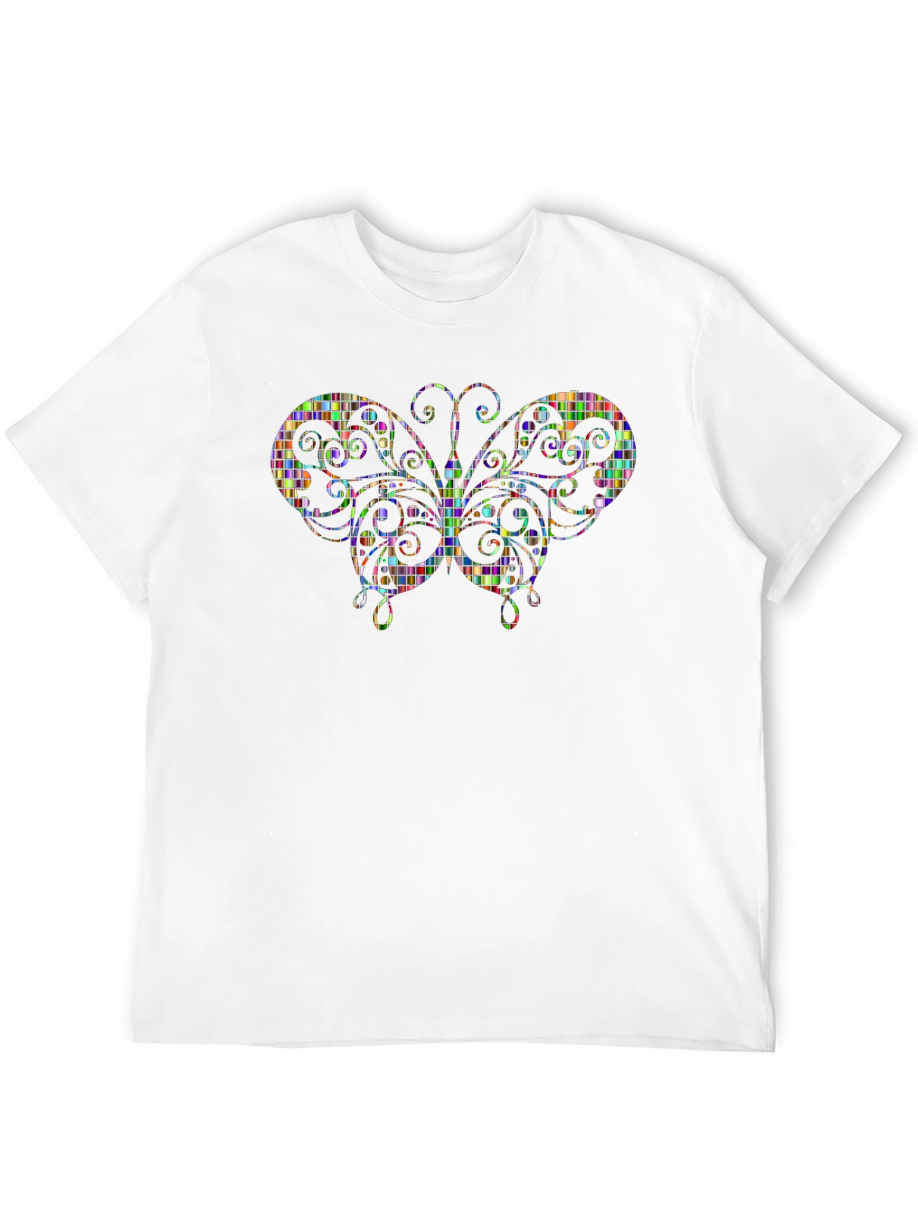 Colorful Butterfly Graphic Tee