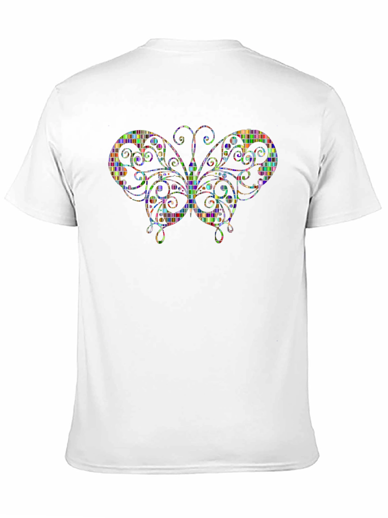 Colorful Butterfly Graphic Tee