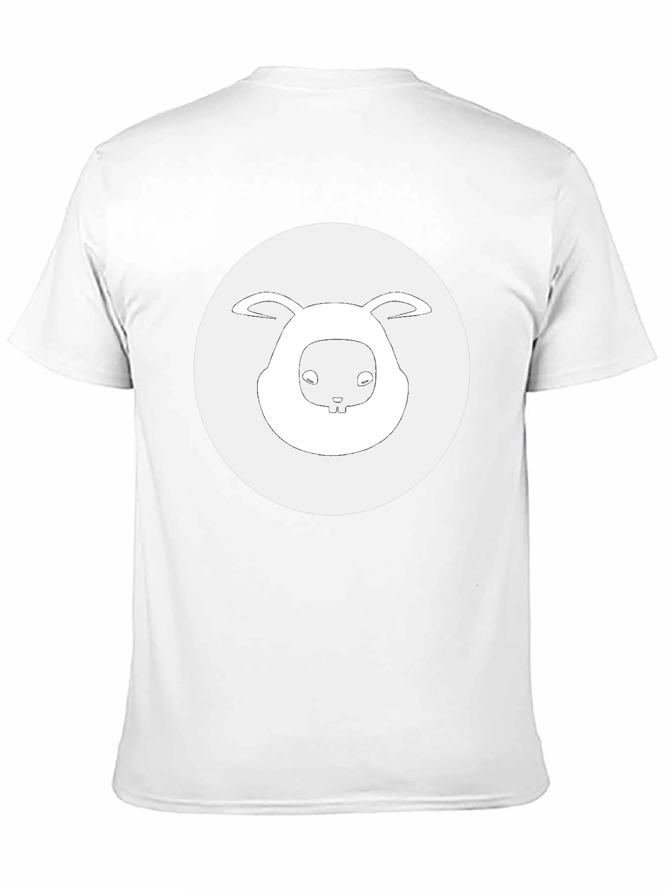 Bunny Graphic Black T-Shirt - Casual Comfort