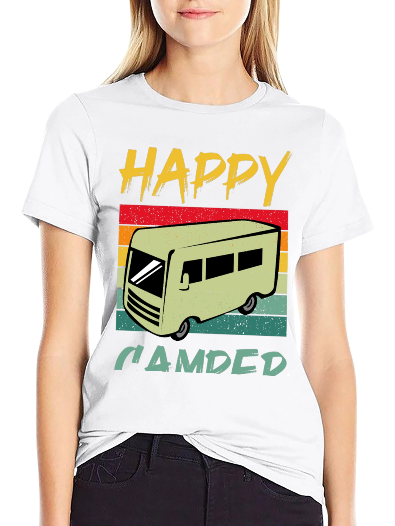 Happy Camper Graphic T-Shirt