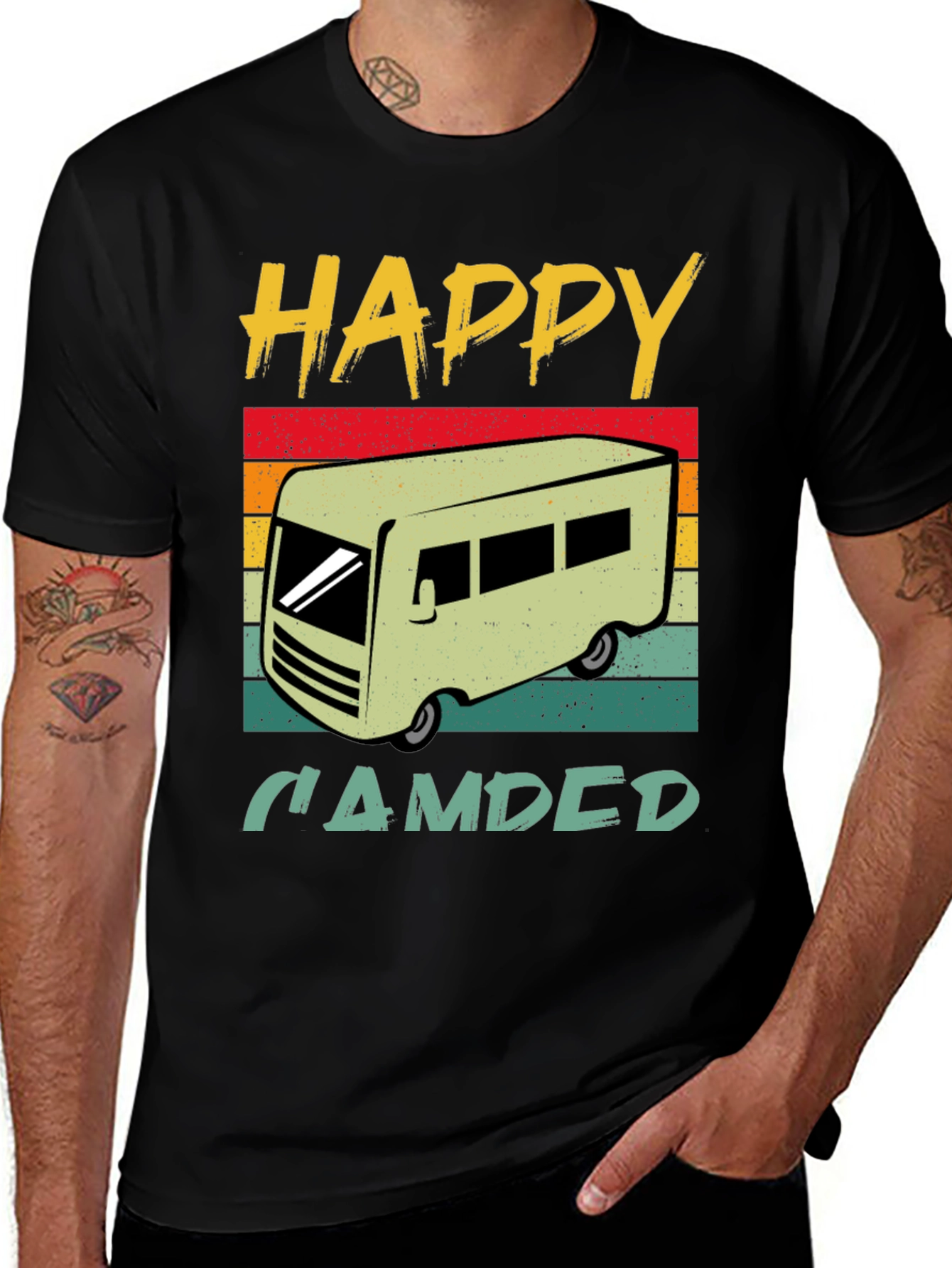 Happy Camper Graphic T-Shirt