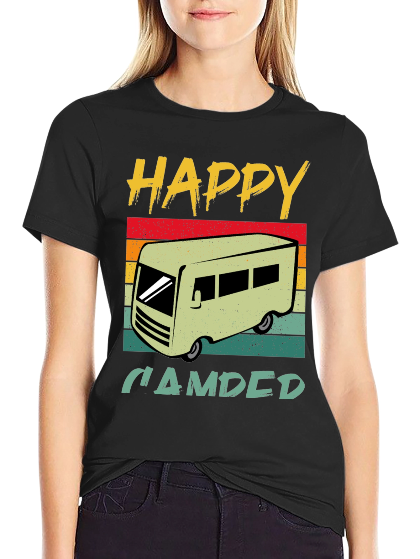 Happy Camper Graphic T-Shirt