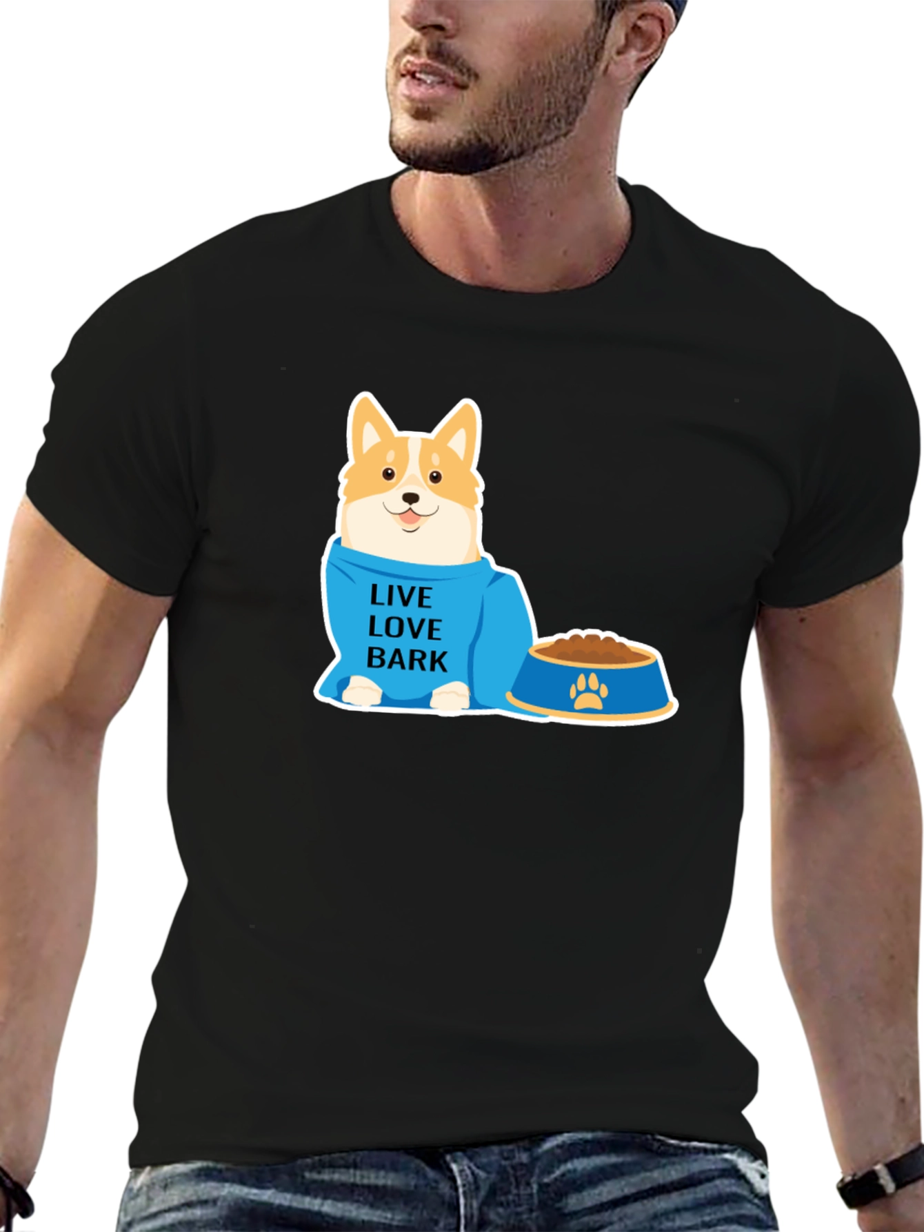 Live Love Bark Dog T-Shirt - Pet Lover Tee