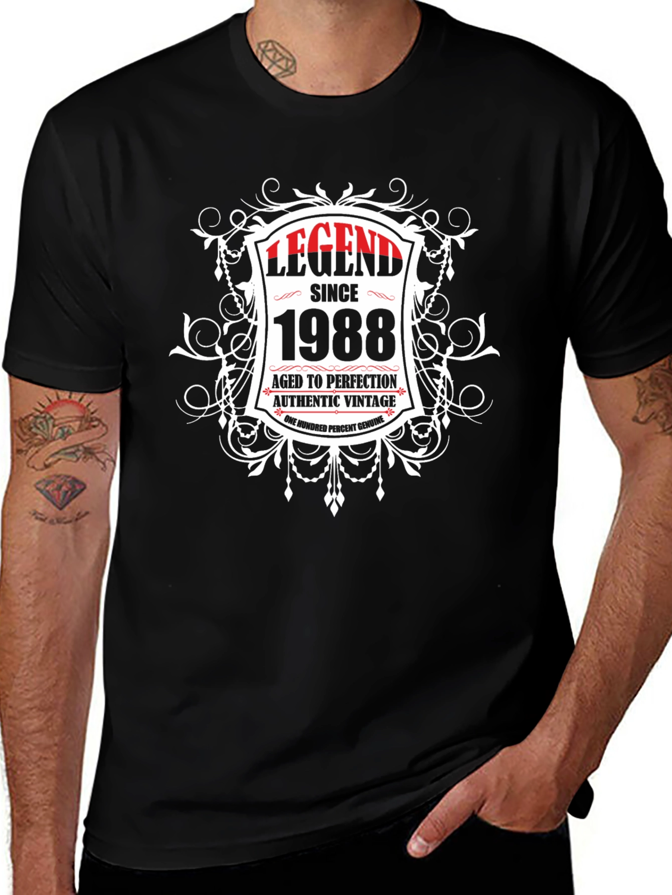 Legend Since 1988 Black T-Shirt