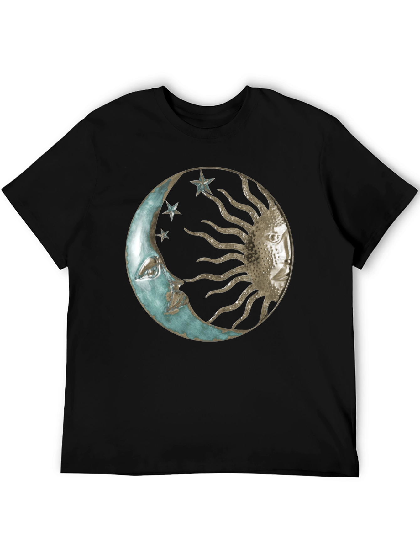 Sun and Moon Graphic Tee - Celestial Design