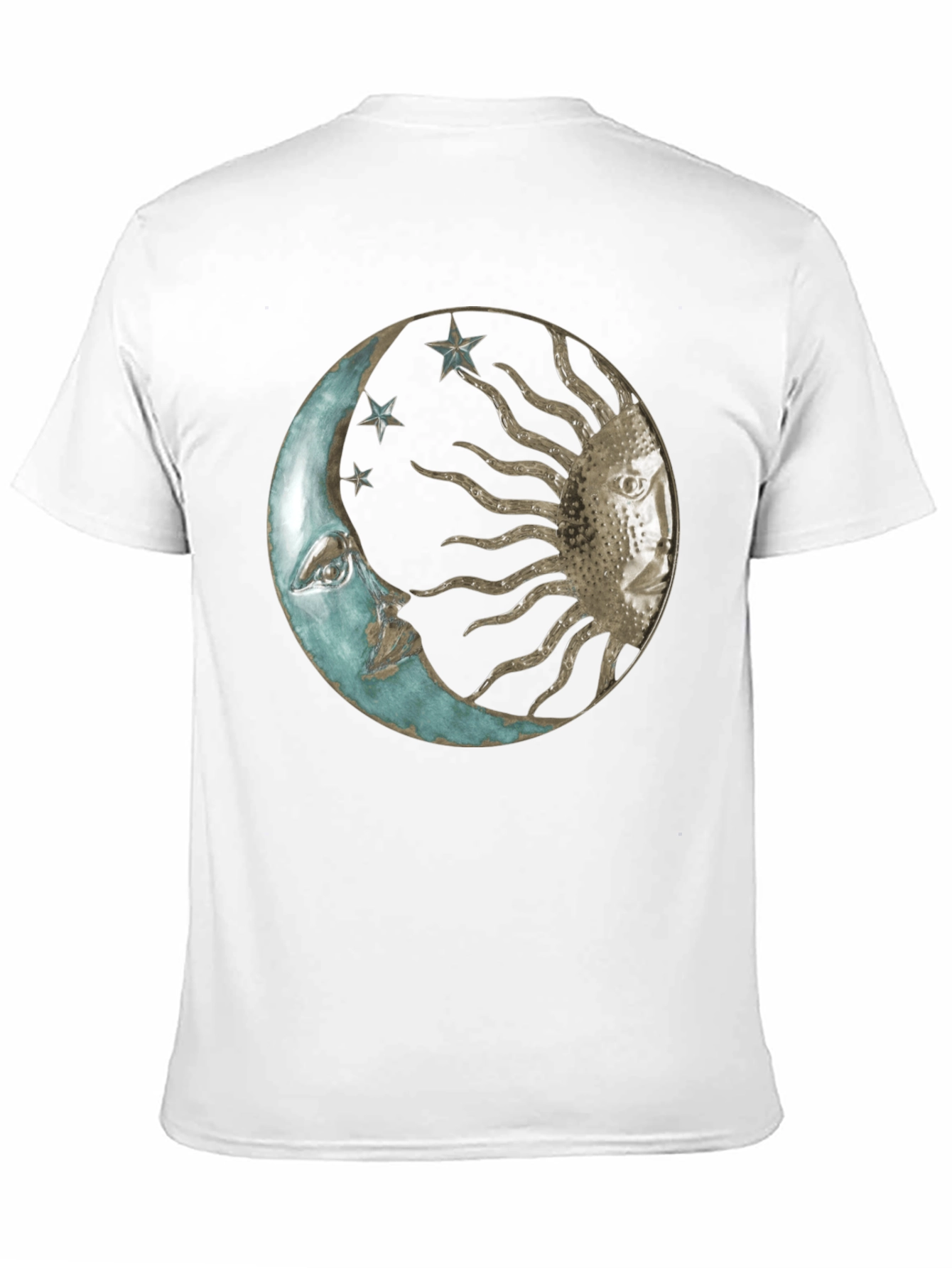 Sun and Moon Graphic Tee - Celestial Design