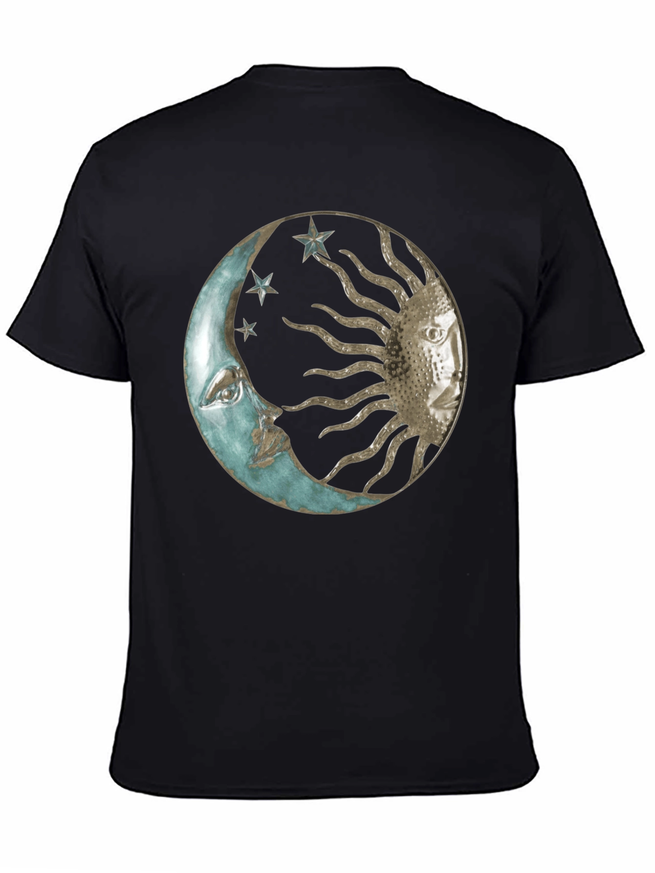 Sun and Moon Graphic Tee - Celestial Design
