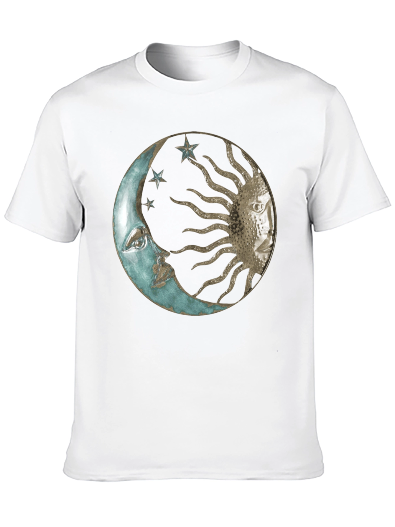 Sun and Moon Graphic Tee - Celestial Design