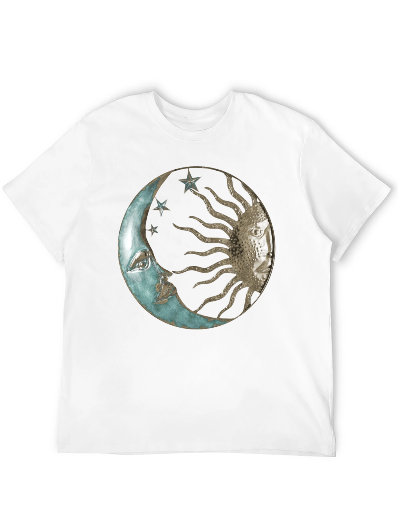 Sun and Moon Graphic Tee - Celestial Design