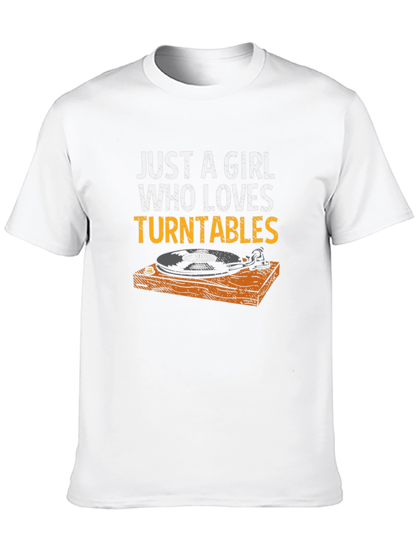 Just a Girl Who Loves Turntables T-Shirt