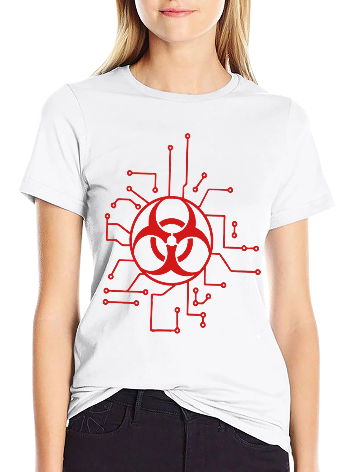 Biohazard Circuit Black T-Shirt