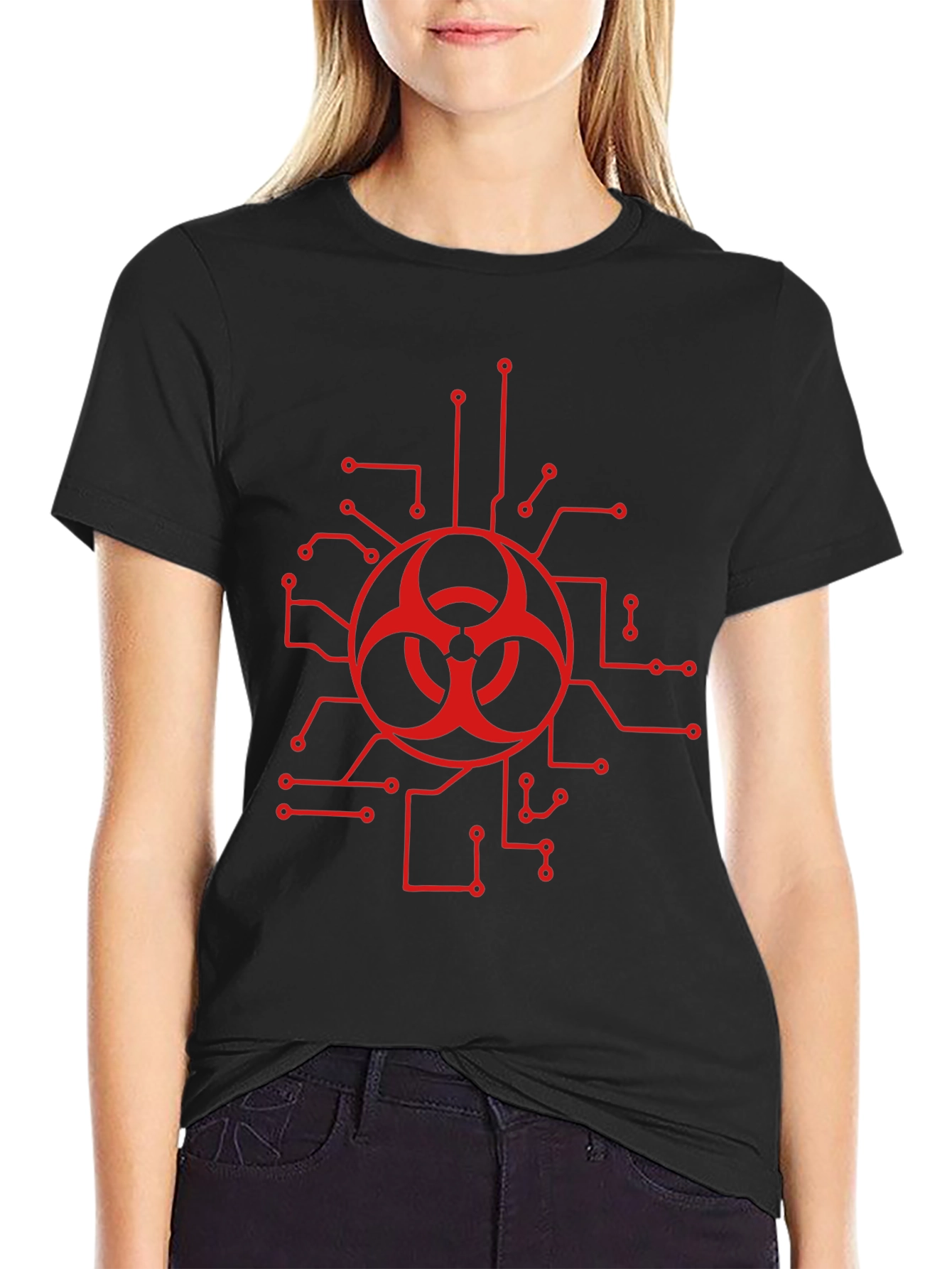 Biohazard Circuit Black T-Shirt