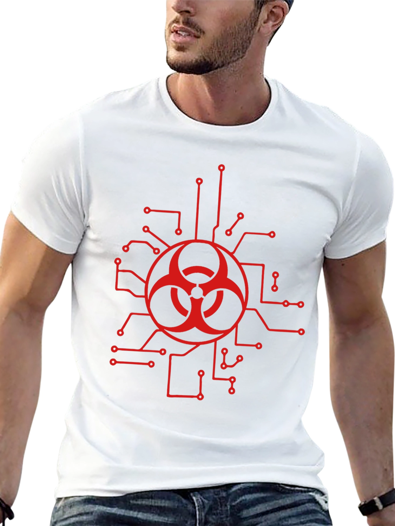 Biohazard Circuit Black T-Shirt