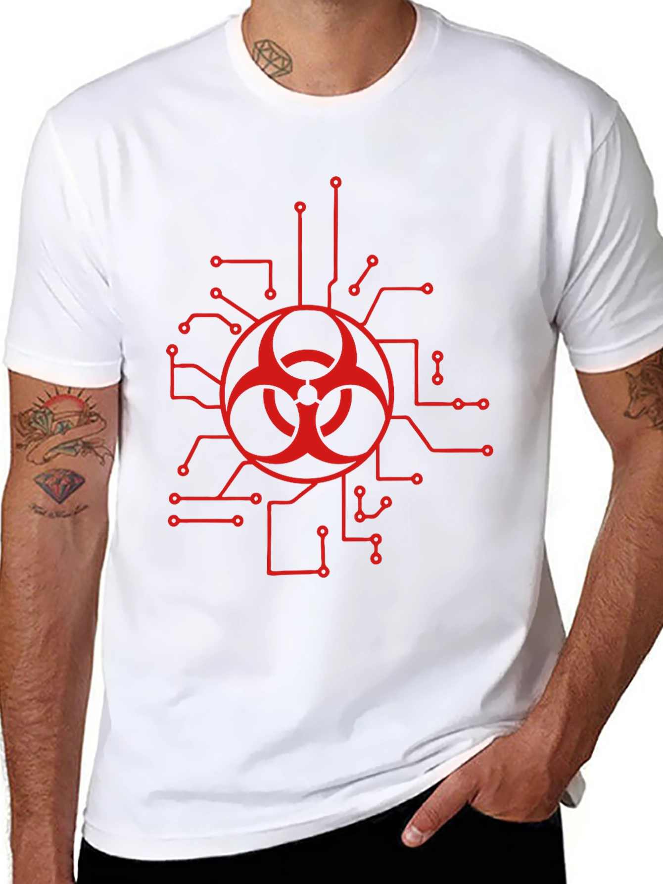 Biohazard Circuit Black T-Shirt