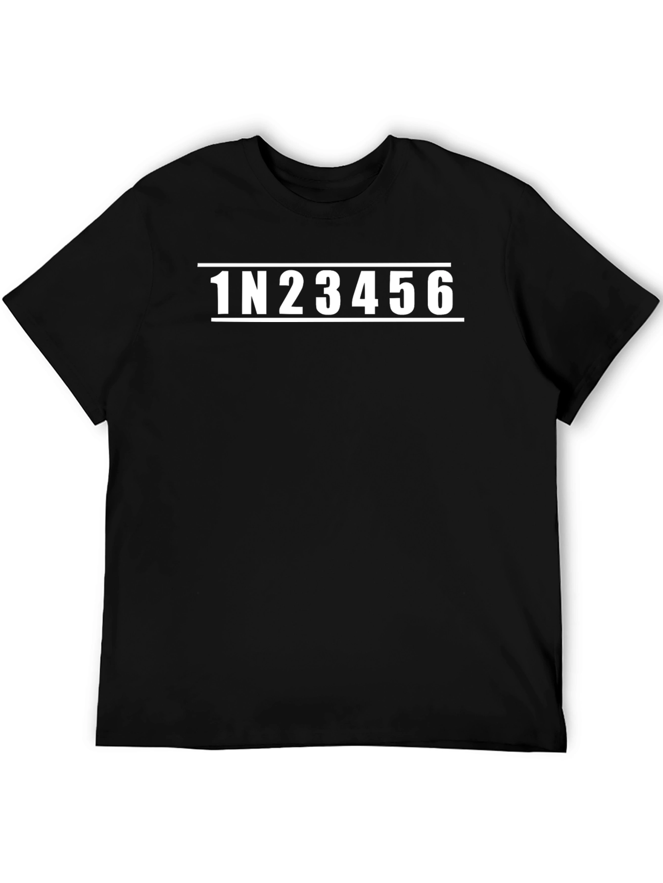 1N23456 Gear Shift Black T-Shirt