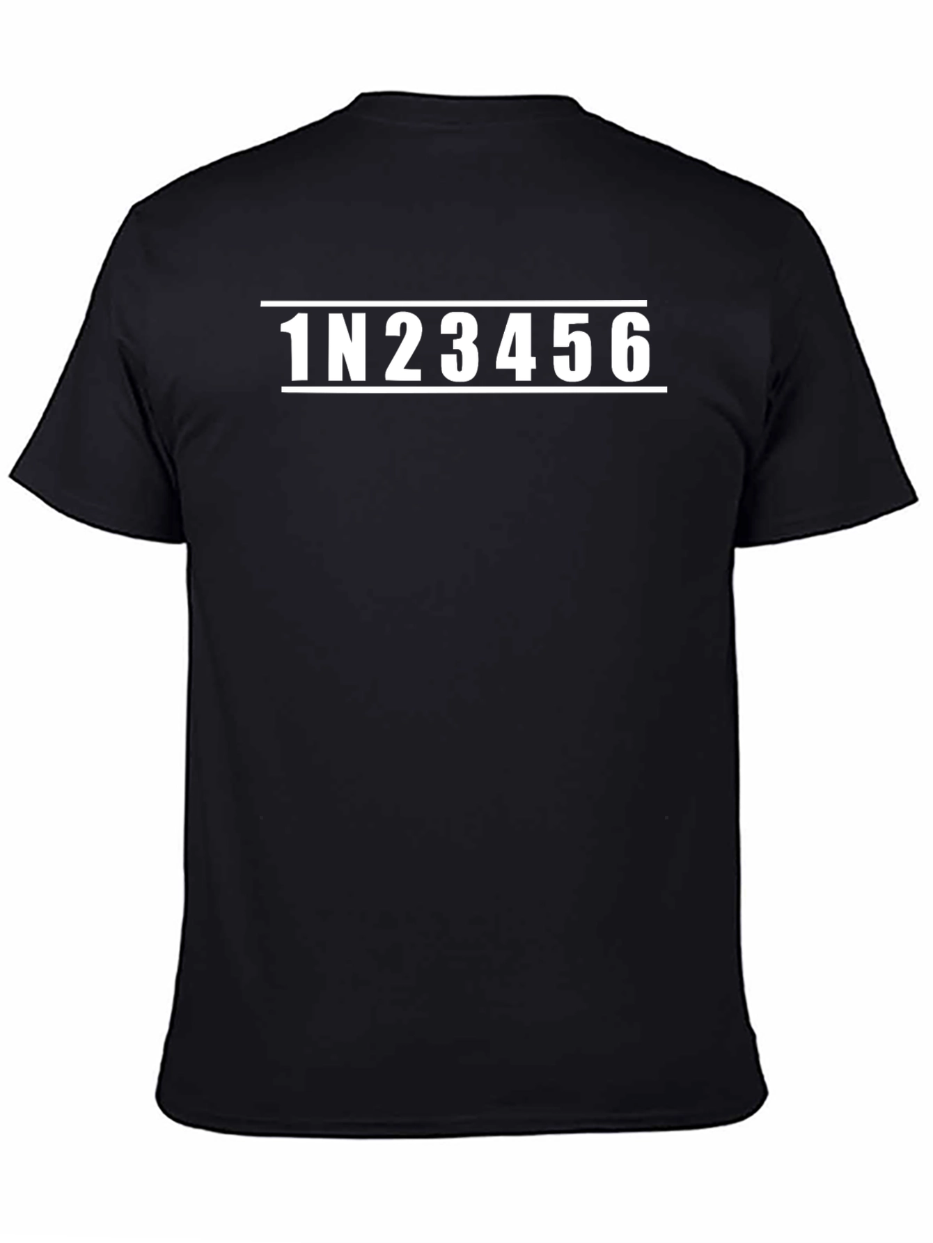 1N23456 Gear Shift Black T-Shirt
