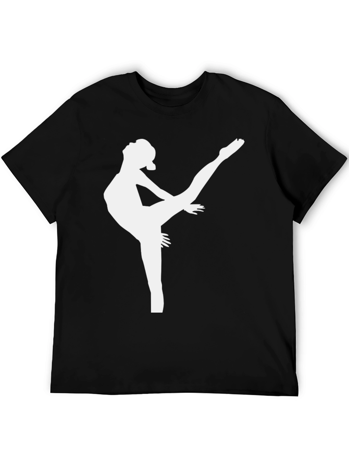 Gymnast Silhouette Graphic T-Shirt