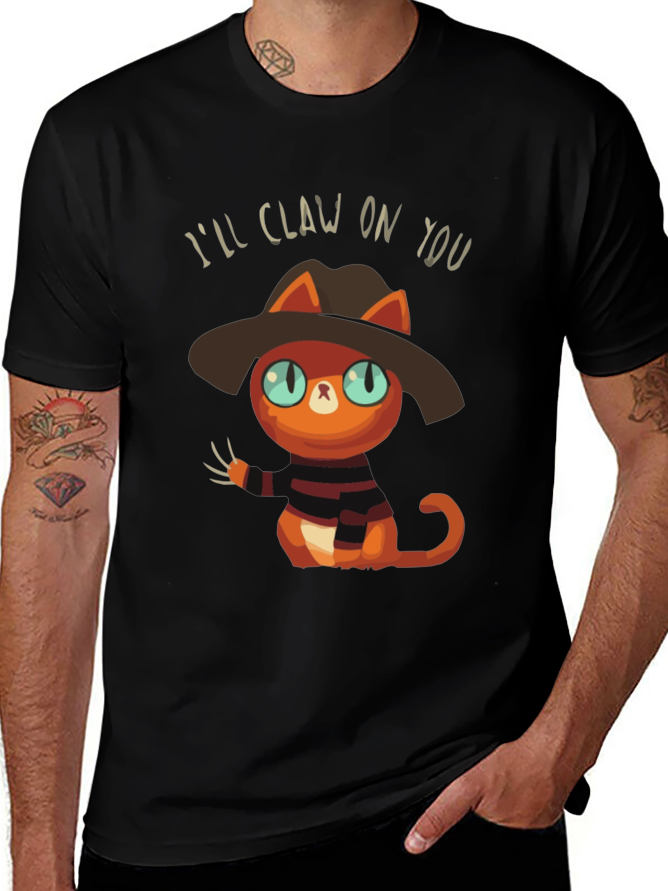 Ill Claw On You Cat Graphic Tee