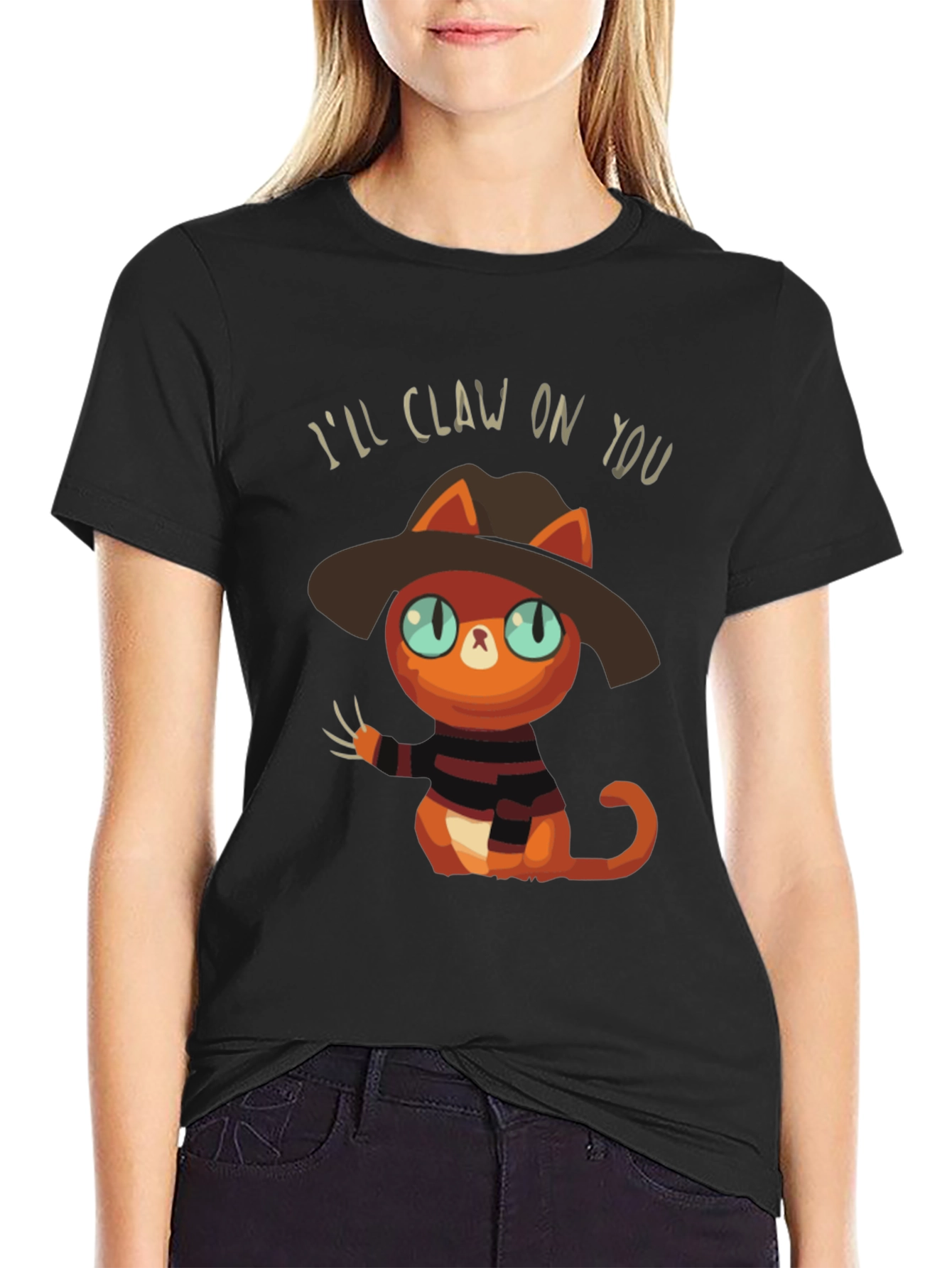 Ill Claw On You Cat Graphic Tee