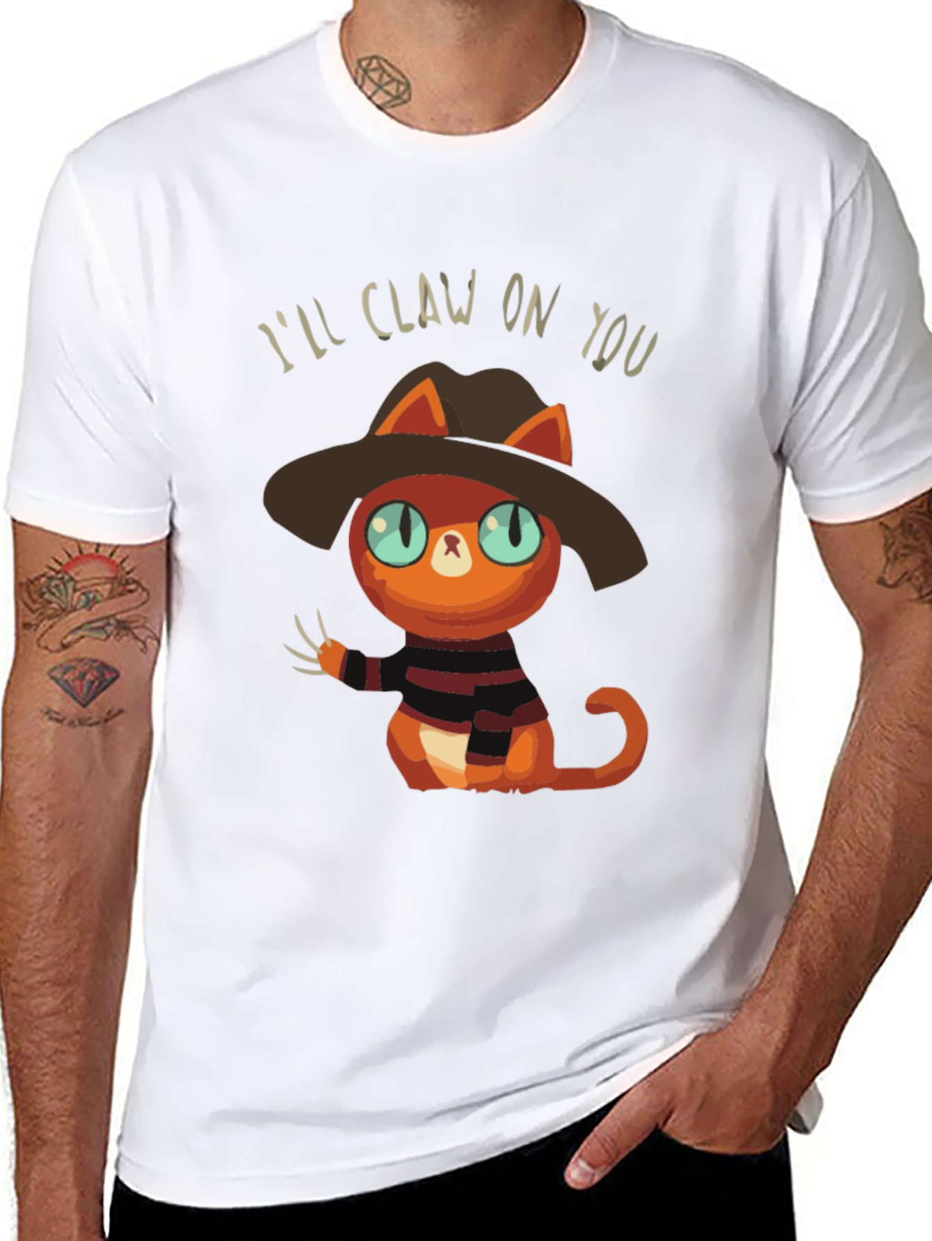 Ill Claw On You Cat Graphic Tee