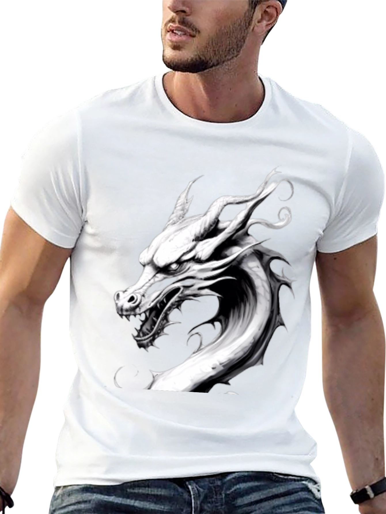 Dragon Graphic Tee - Unleash Your Inner Mythical Beast