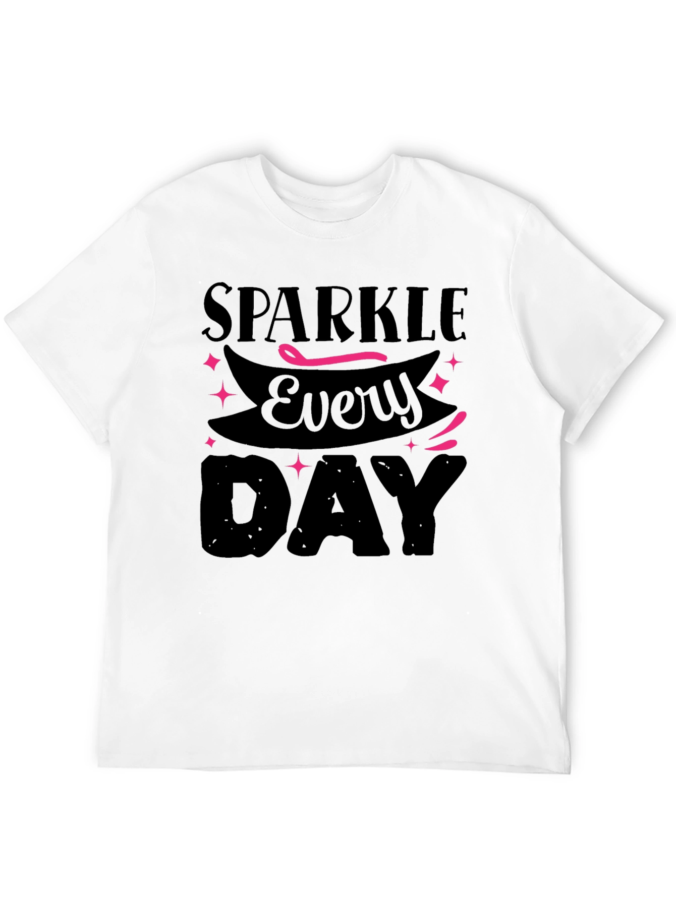 Sparkle Everyday Black T-Shirt