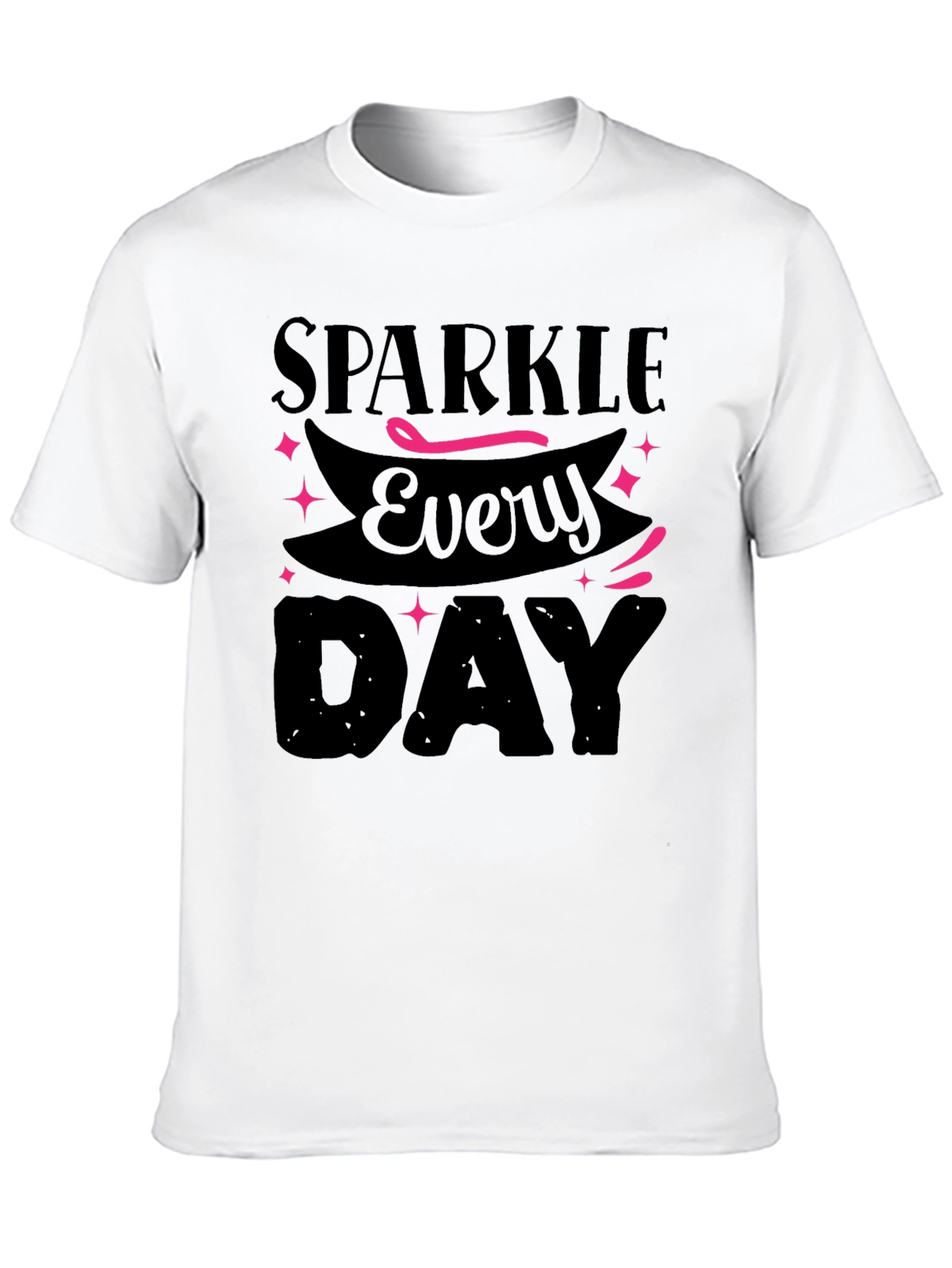 Sparkle Everyday Black T-Shirt