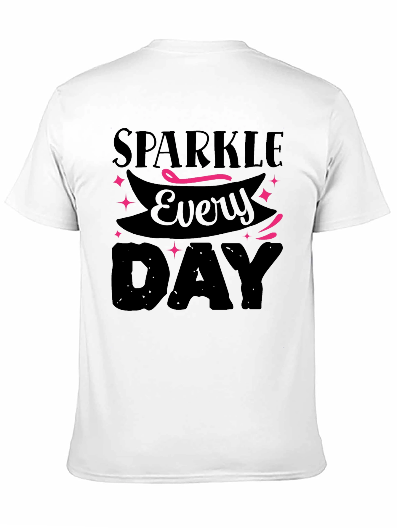 Sparkle Everyday Black T-Shirt