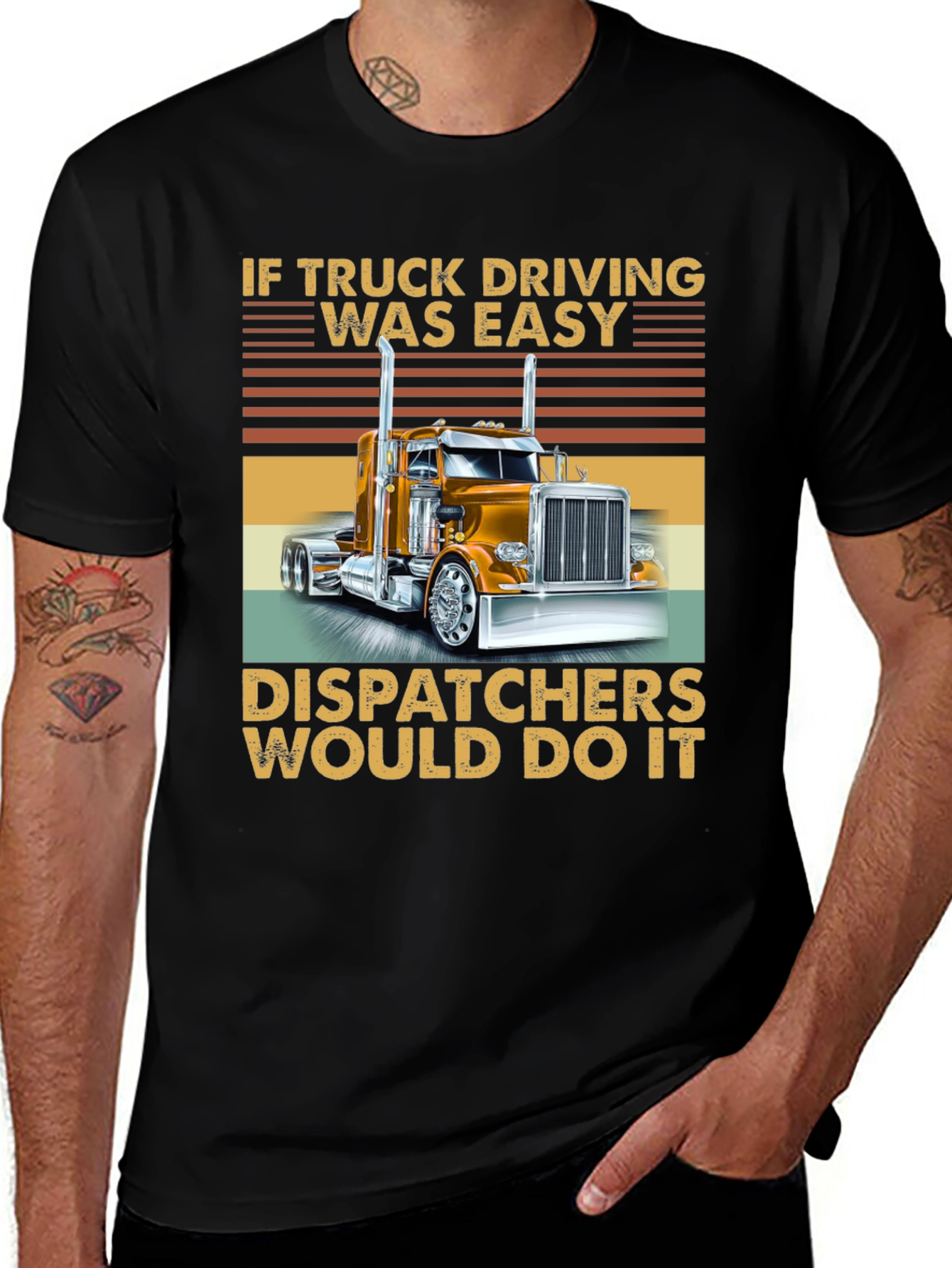 Trucker T-Shirt - If Truck Driving Was Easy