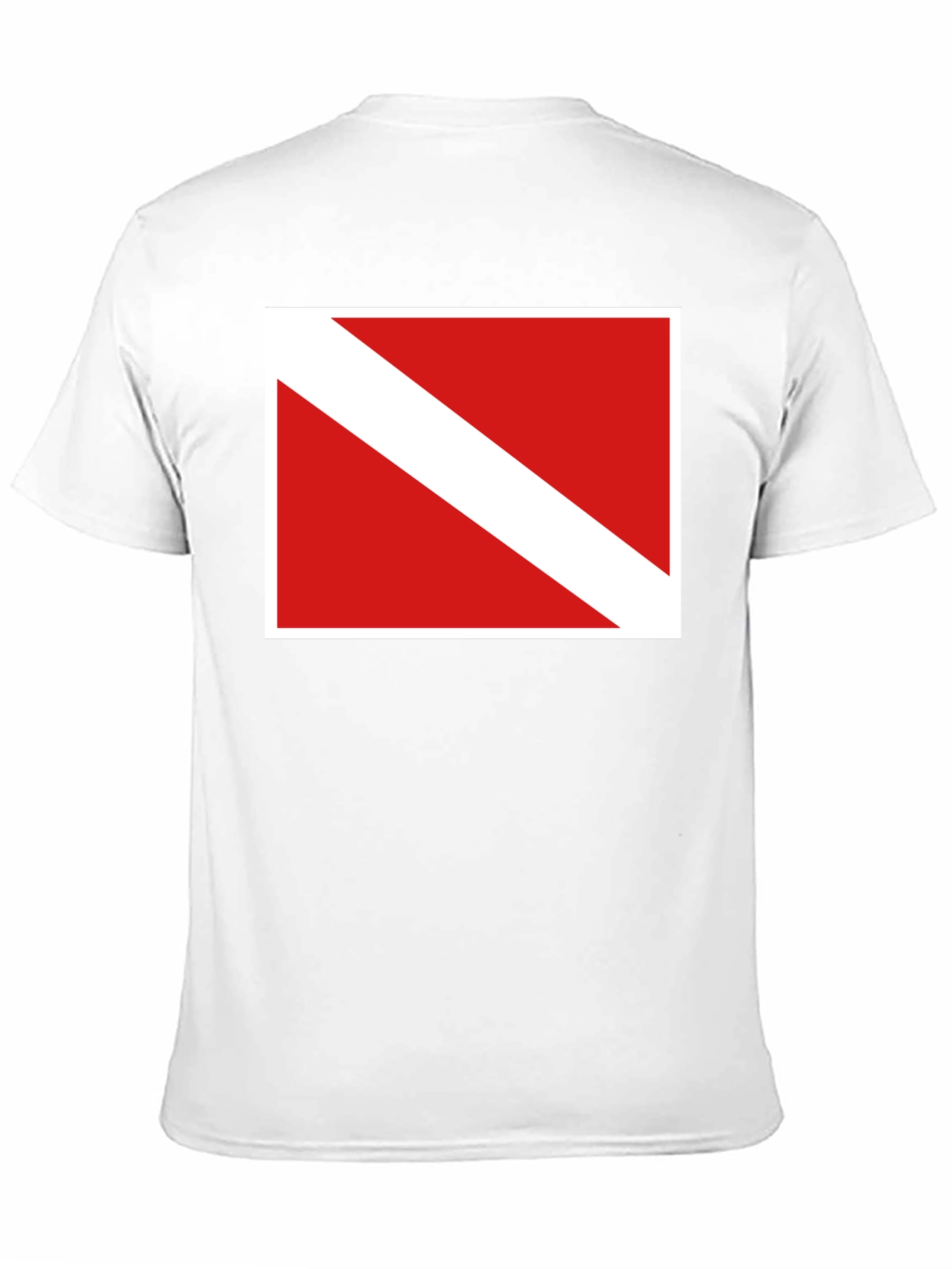 Diver Down Flag Graphic Tee - Black