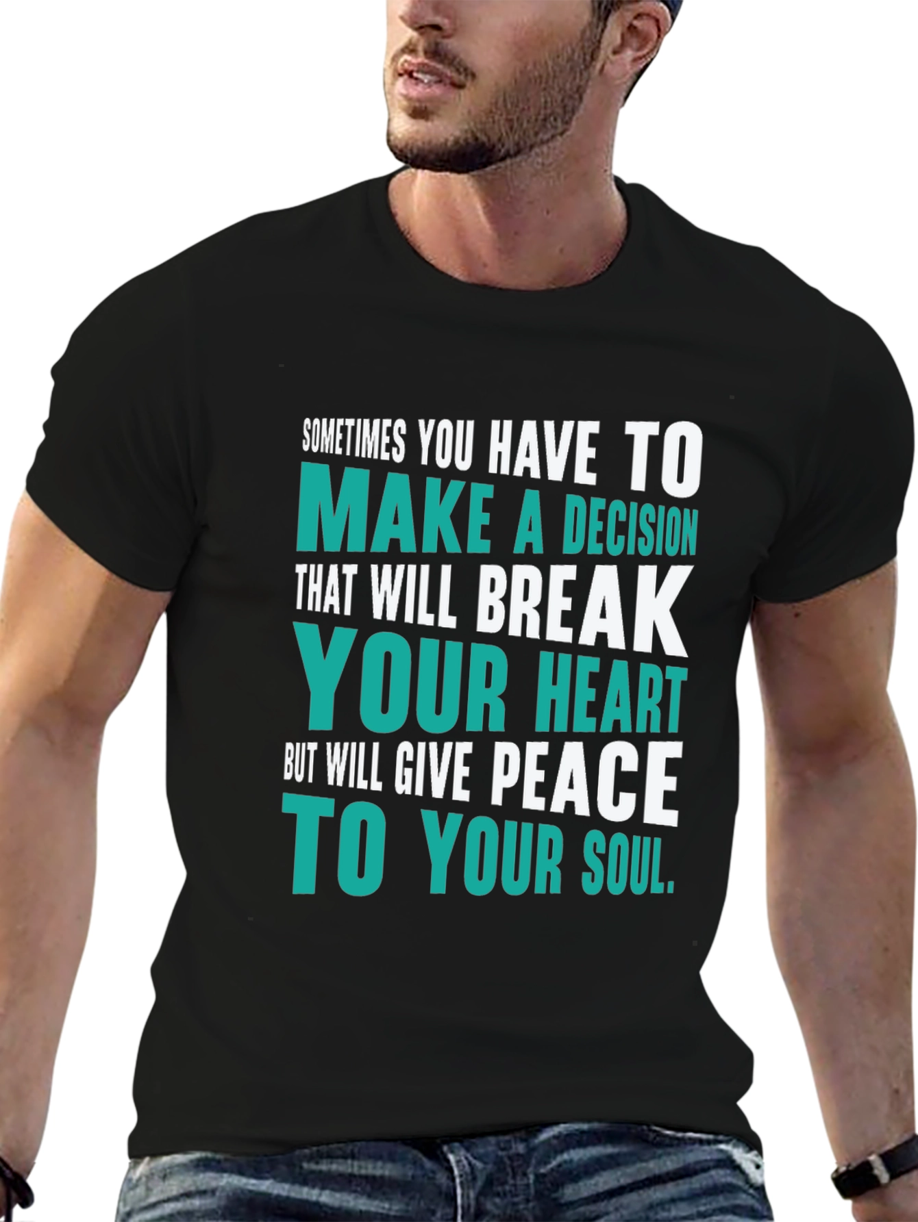 Decision & Peace Graphic T-Shirt