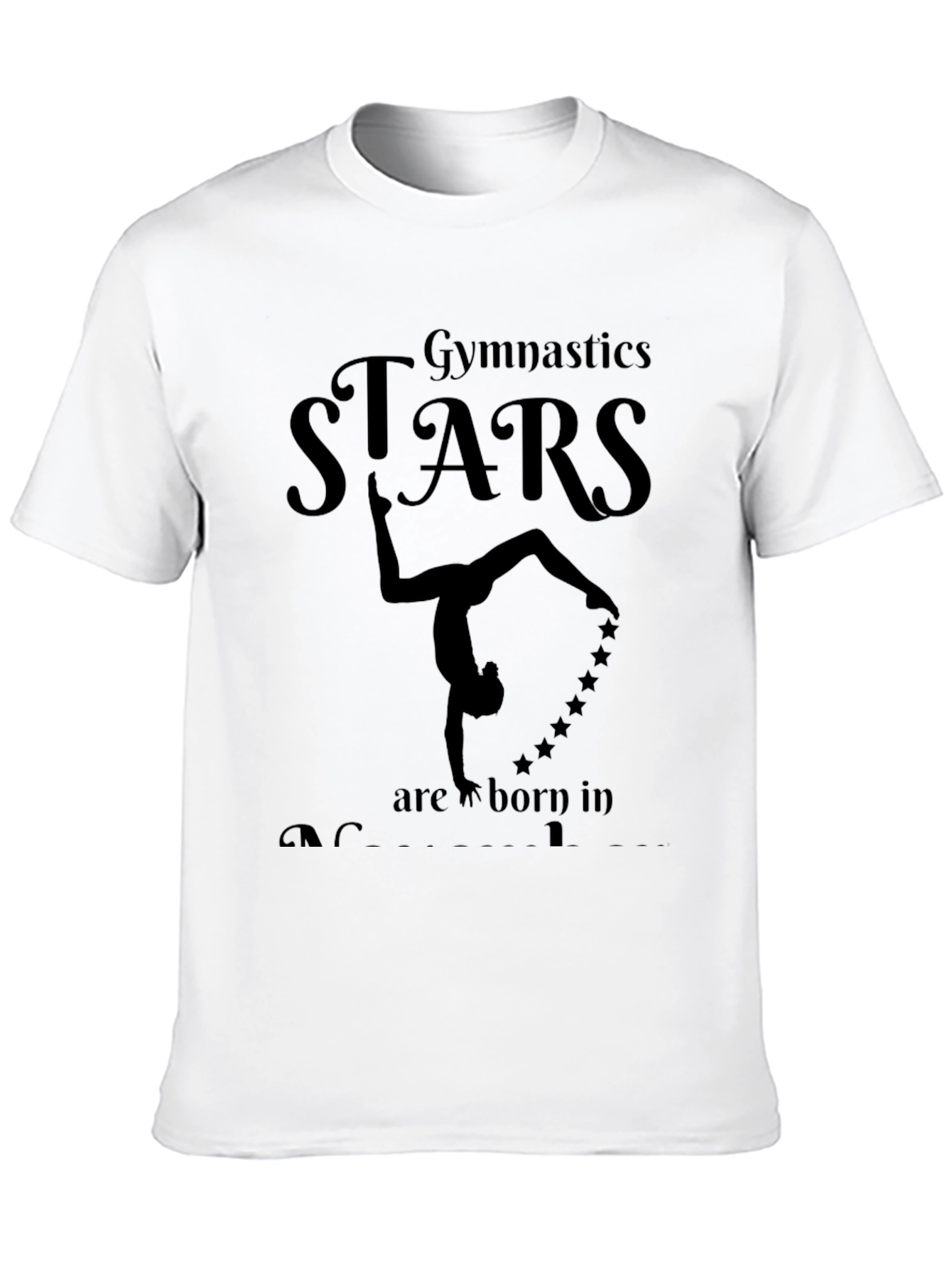 Gymnastics Stars Birthday Month T-Shirt