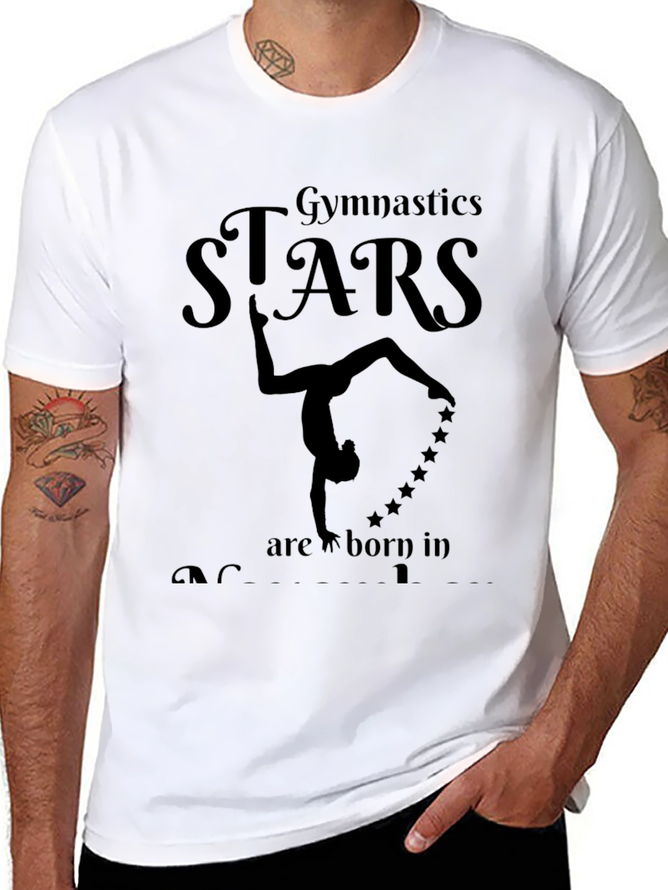 Gymnastics Stars Birthday Month T-Shirt