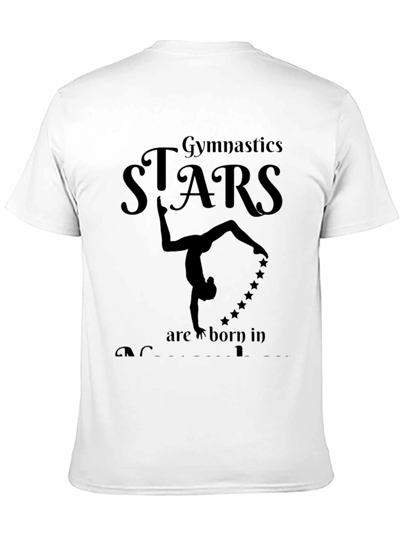 Gymnastics Stars Birthday Month T-Shirt