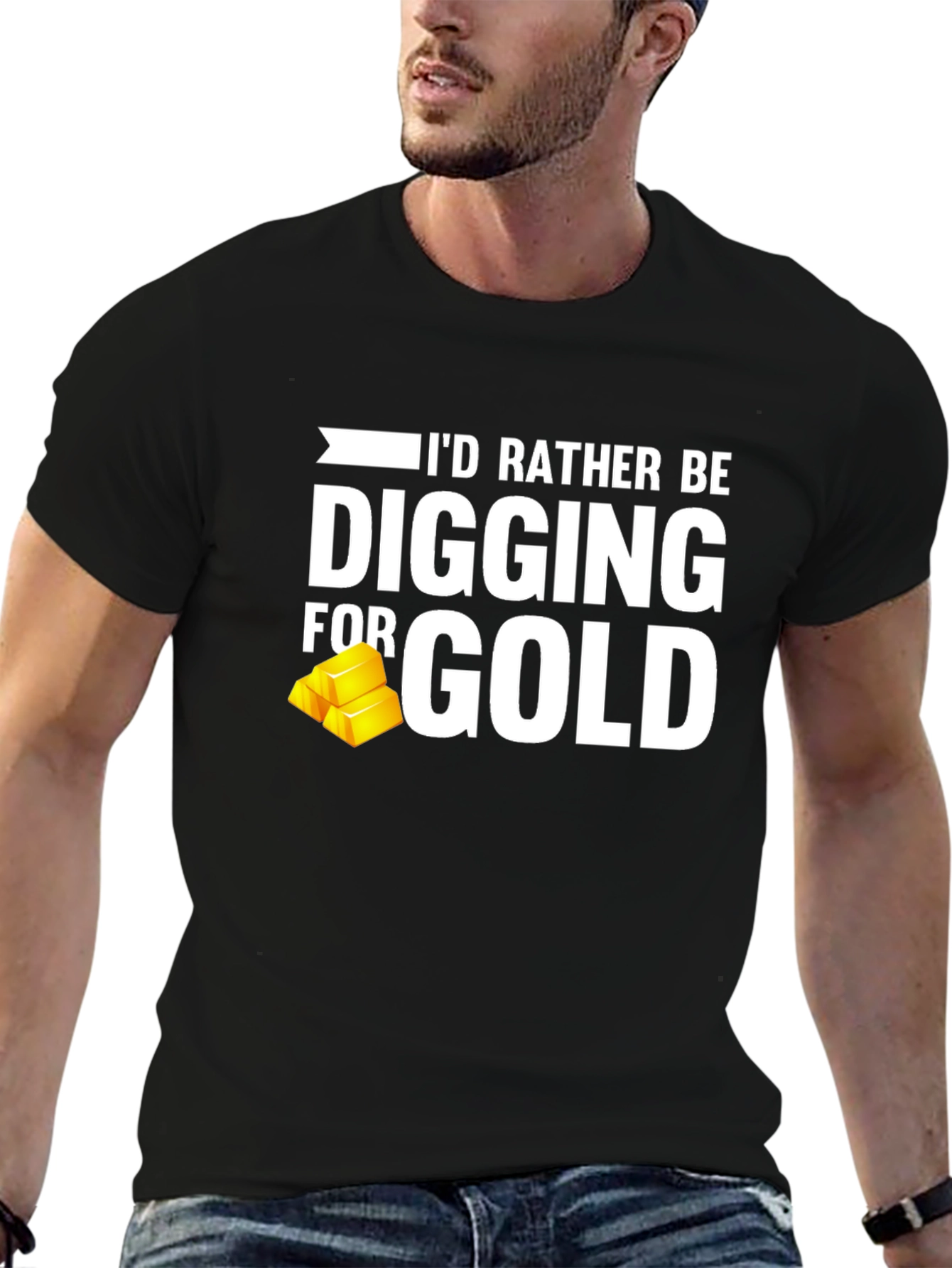 Digging for Gold T-Shirt - Funny Prospecting Tee