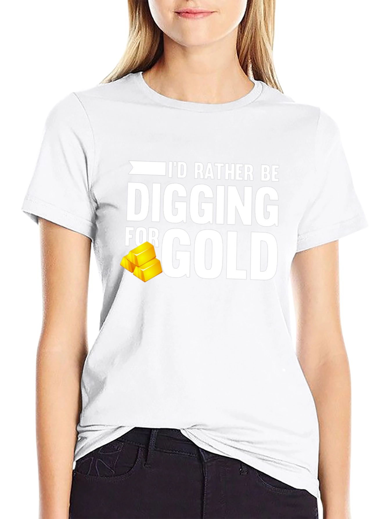 Digging for Gold T-Shirt - Funny Prospecting Tee
