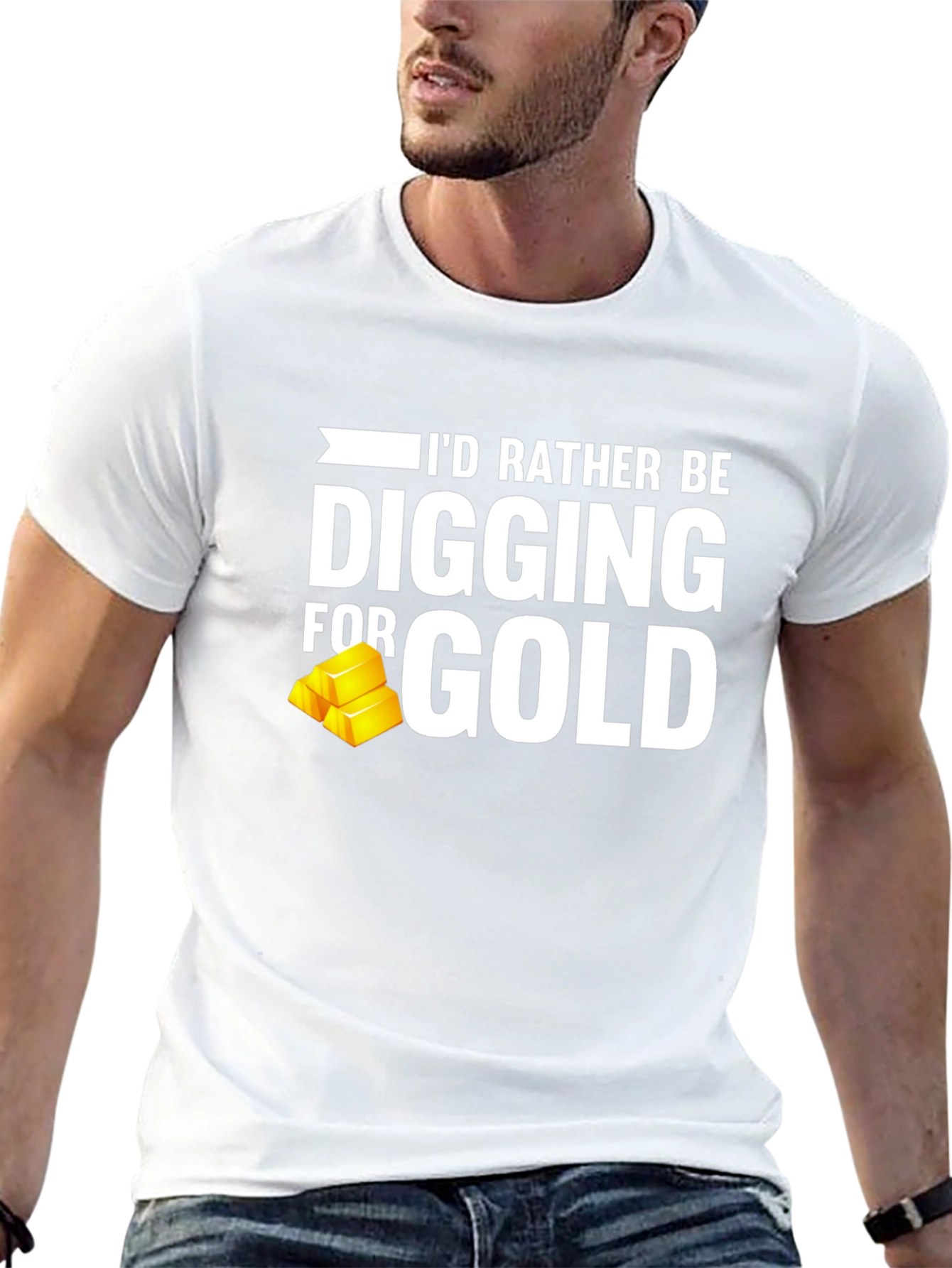 Digging for Gold T-Shirt - Funny Prospecting Tee