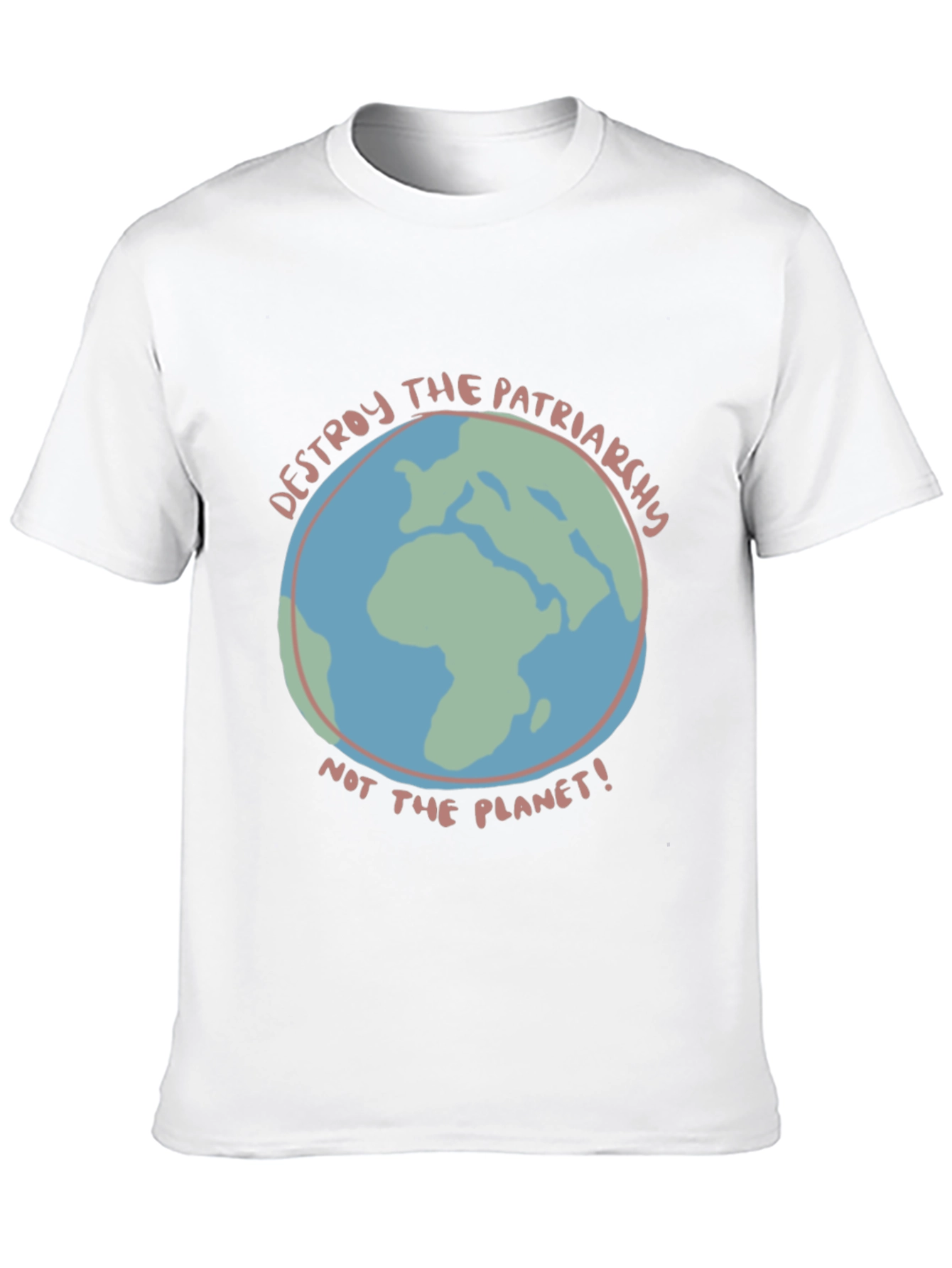 Destroy Patriarchy Earth Graphic Tee