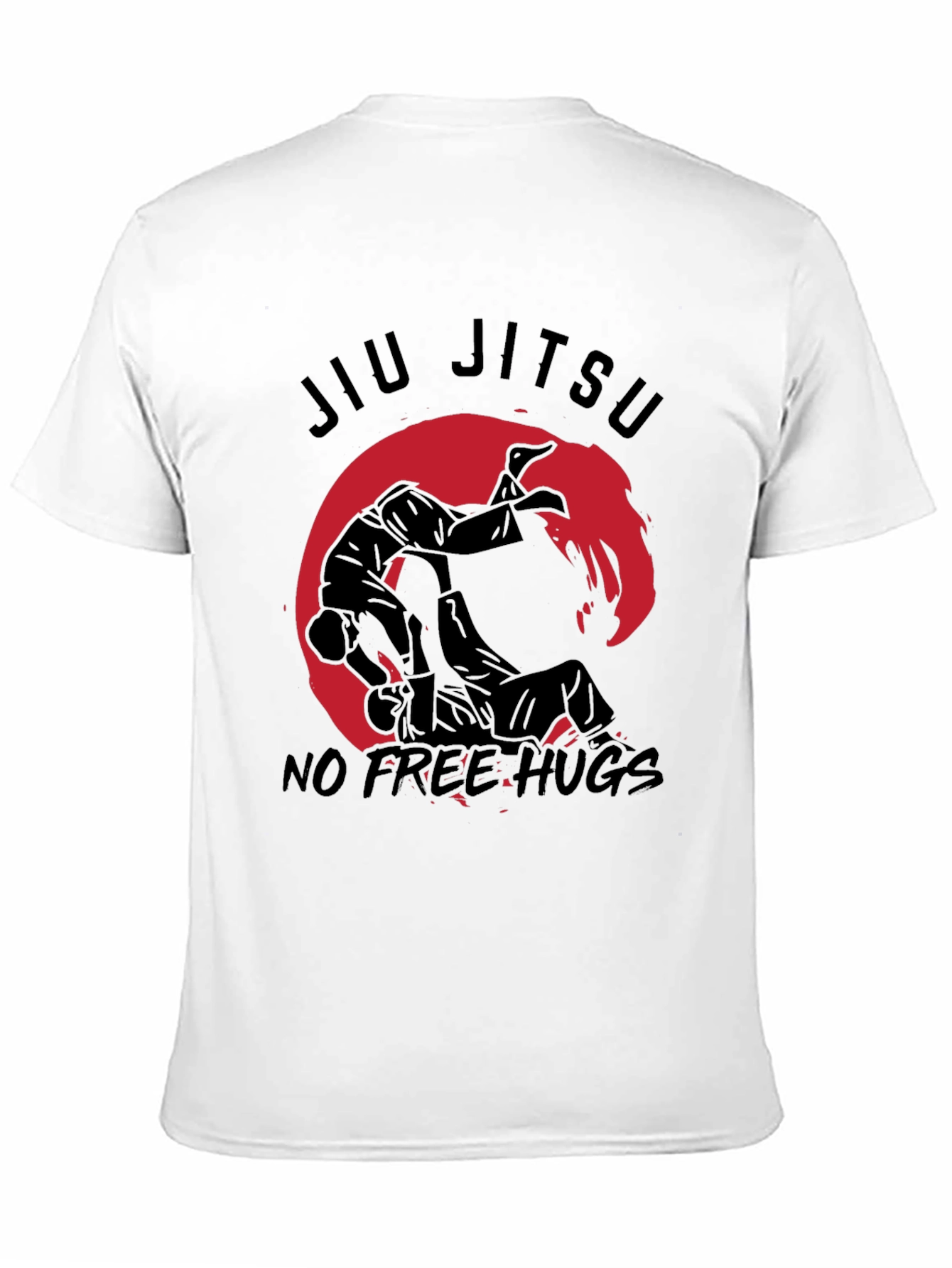 Jiu Jitsu No Free Hugs Black T-Shirt