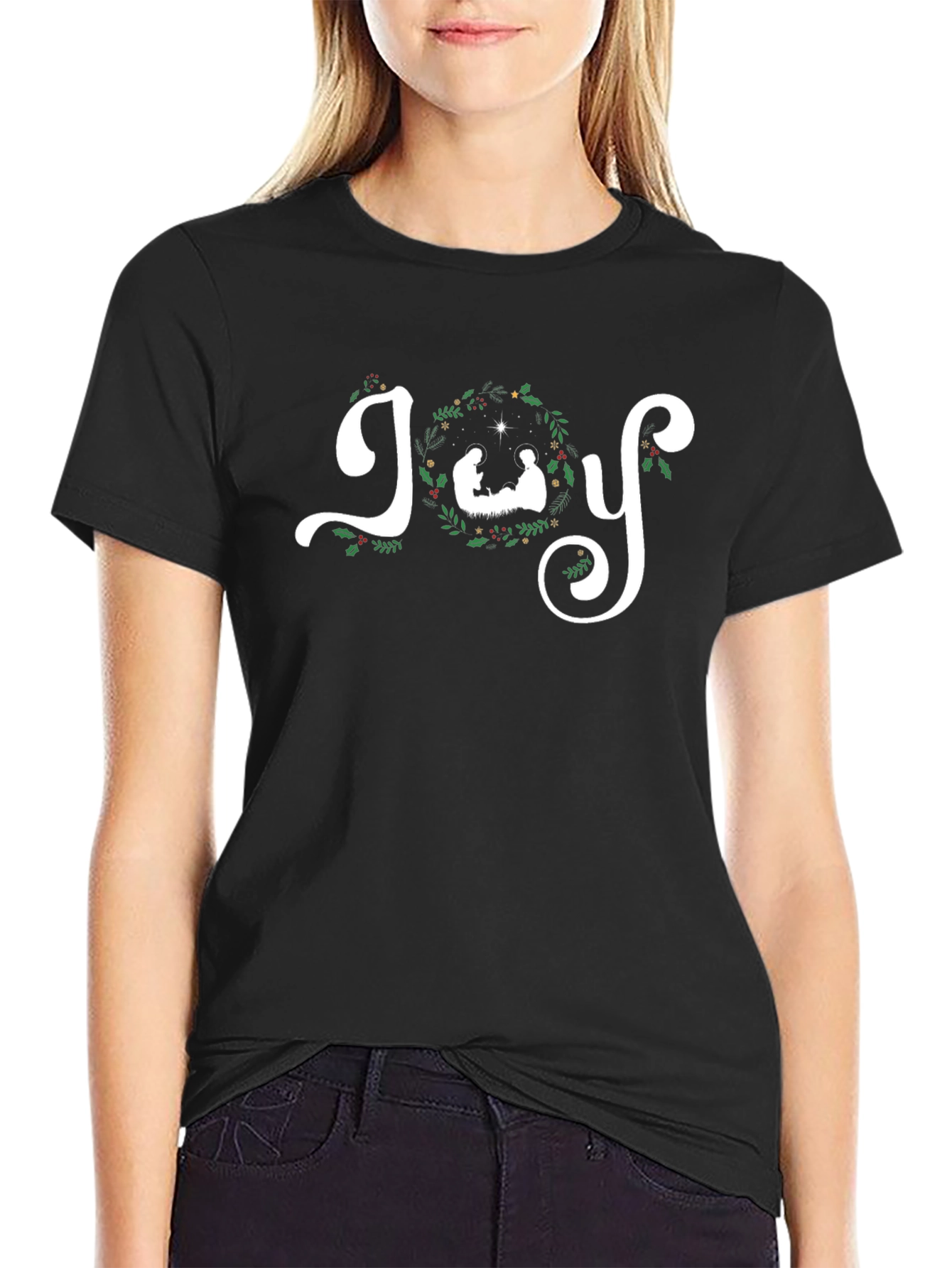 Joy Nativity Christmas T-Shirt