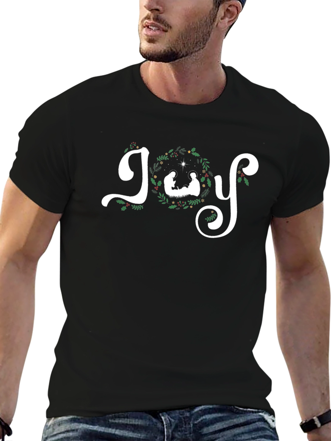 Joy Nativity Christmas T-Shirt