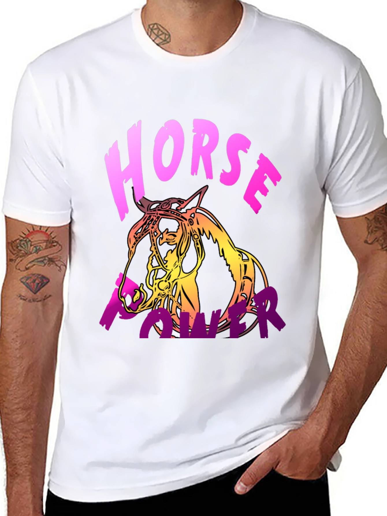 Horse Power T-Shirt - Graphic Tee